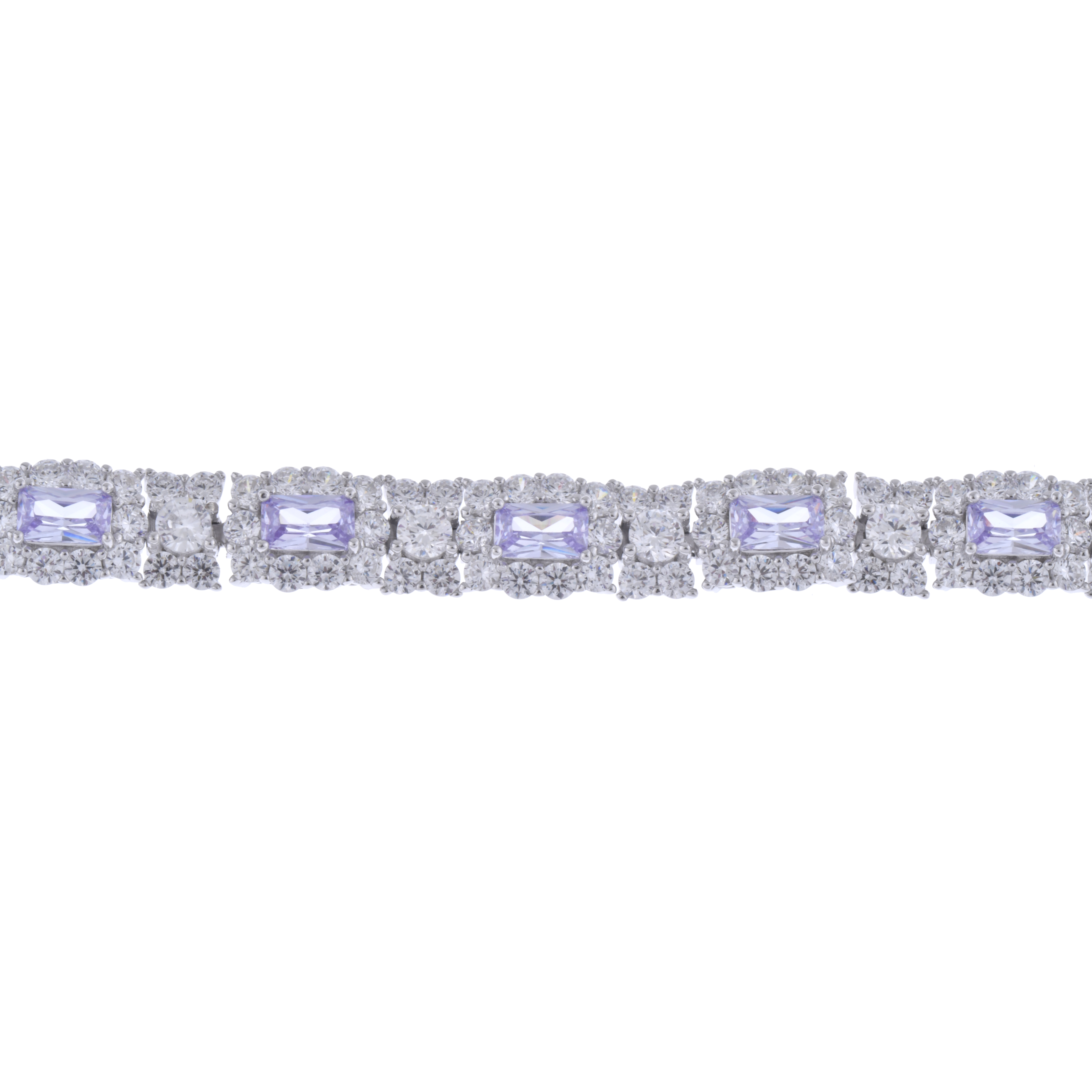 Pulsera con topacios y circonitas.