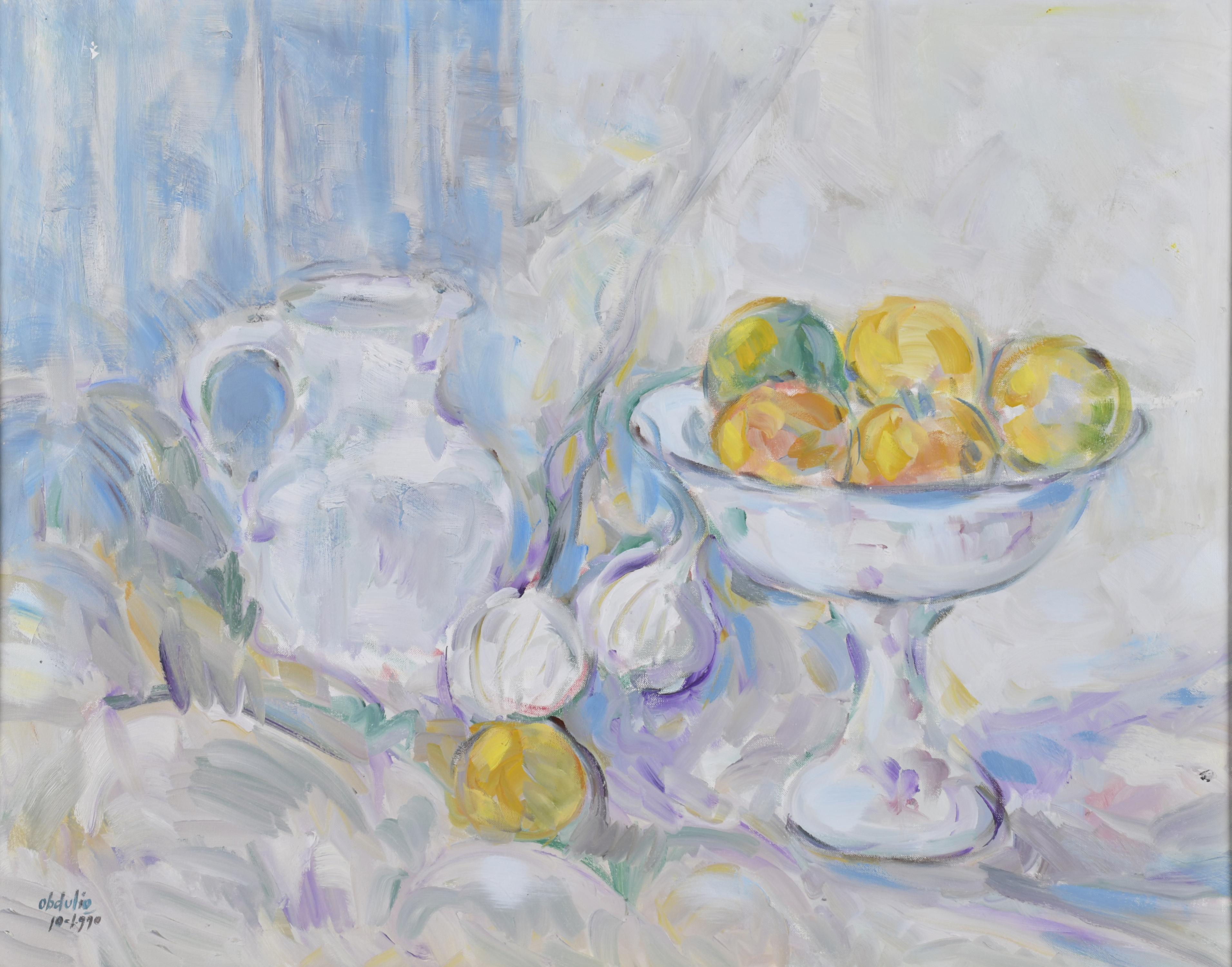 OBDULIO FUERTES SANCHEZ (1944).  "Bodegón", 1990.