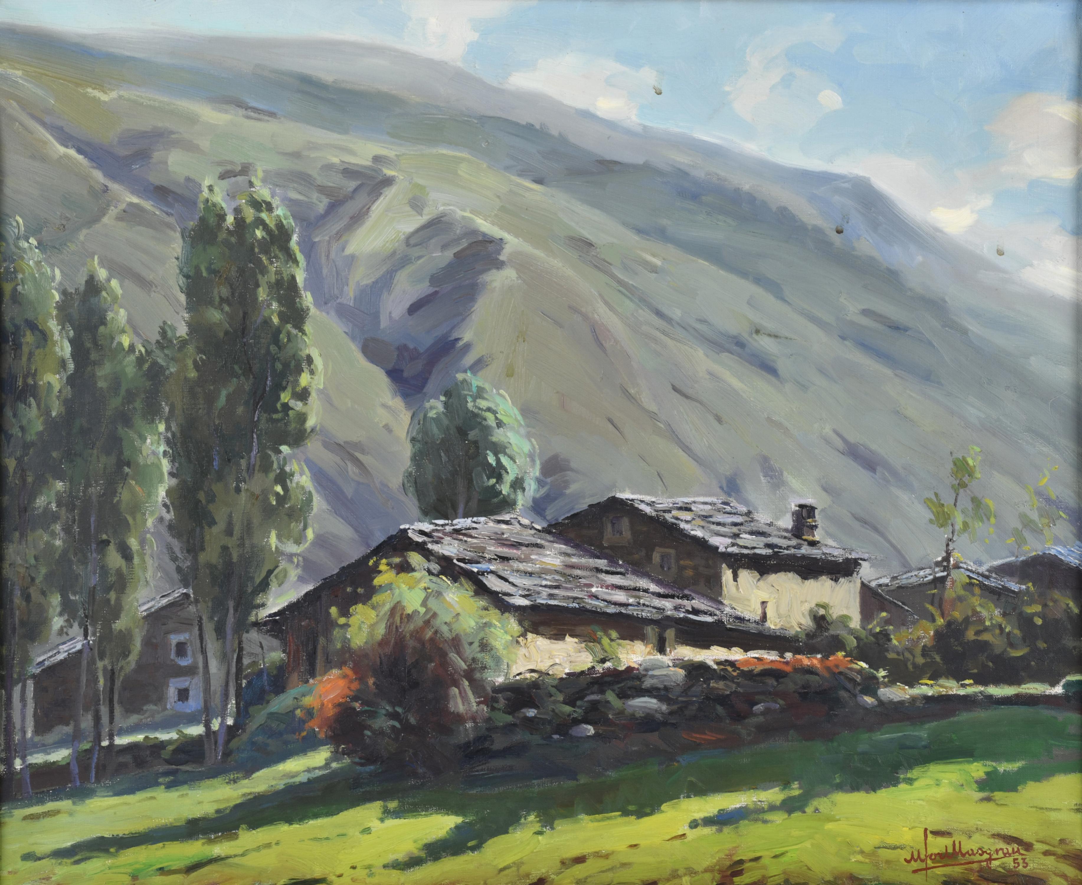 MIQUEL TORT MASGRAU (1920).  "Masia", 1953.