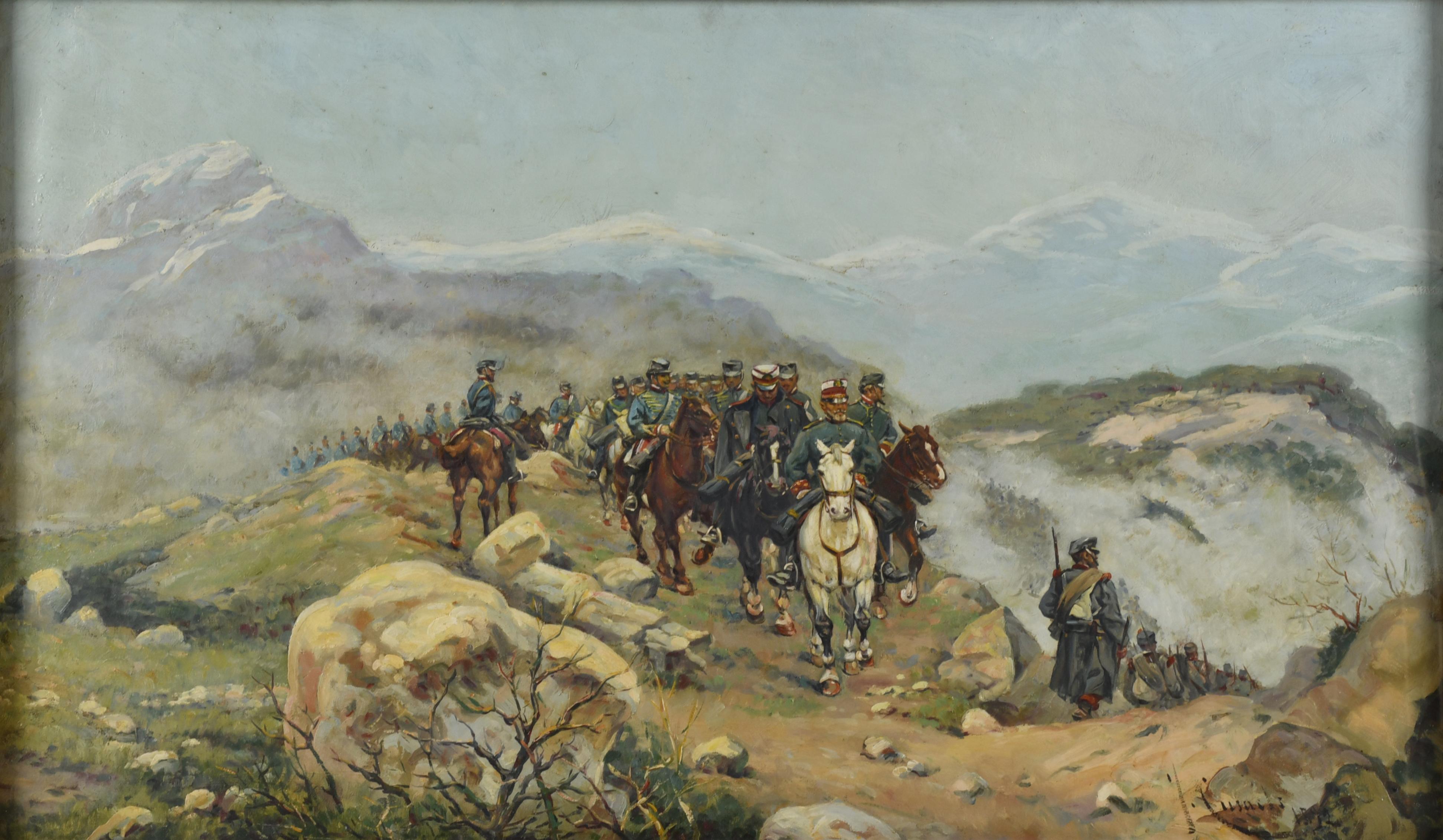 ESCUELA ESPAÑOLA, SIGLO XIX-XX. "Paso del Baztan" a partir 