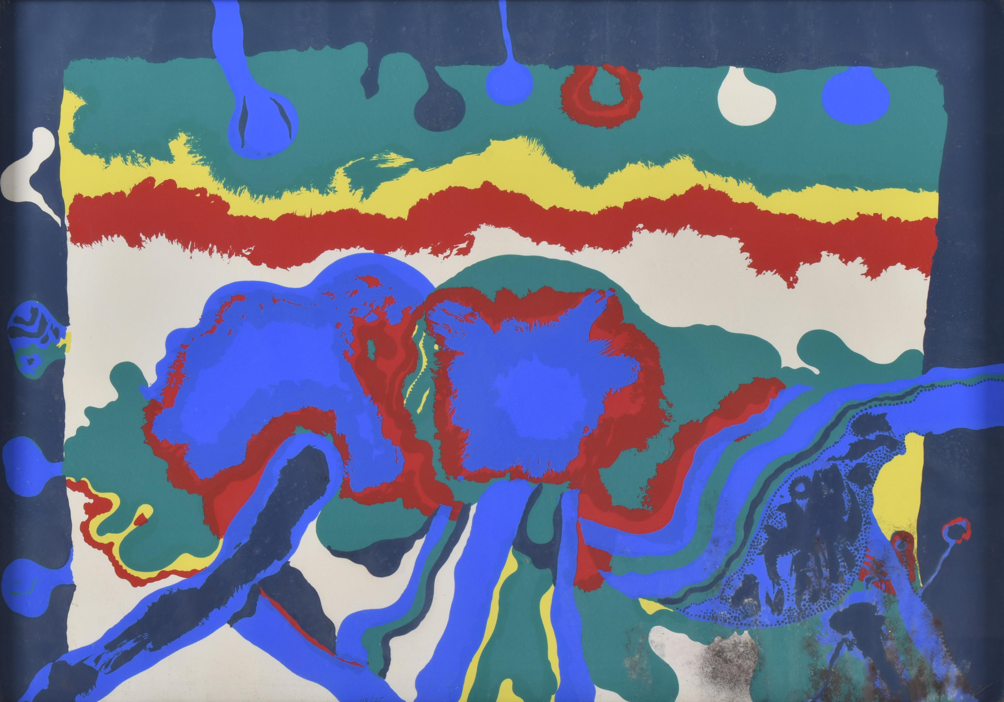 JOSEP GUINOVART (1927-2007). "Composición II" de la Serie L