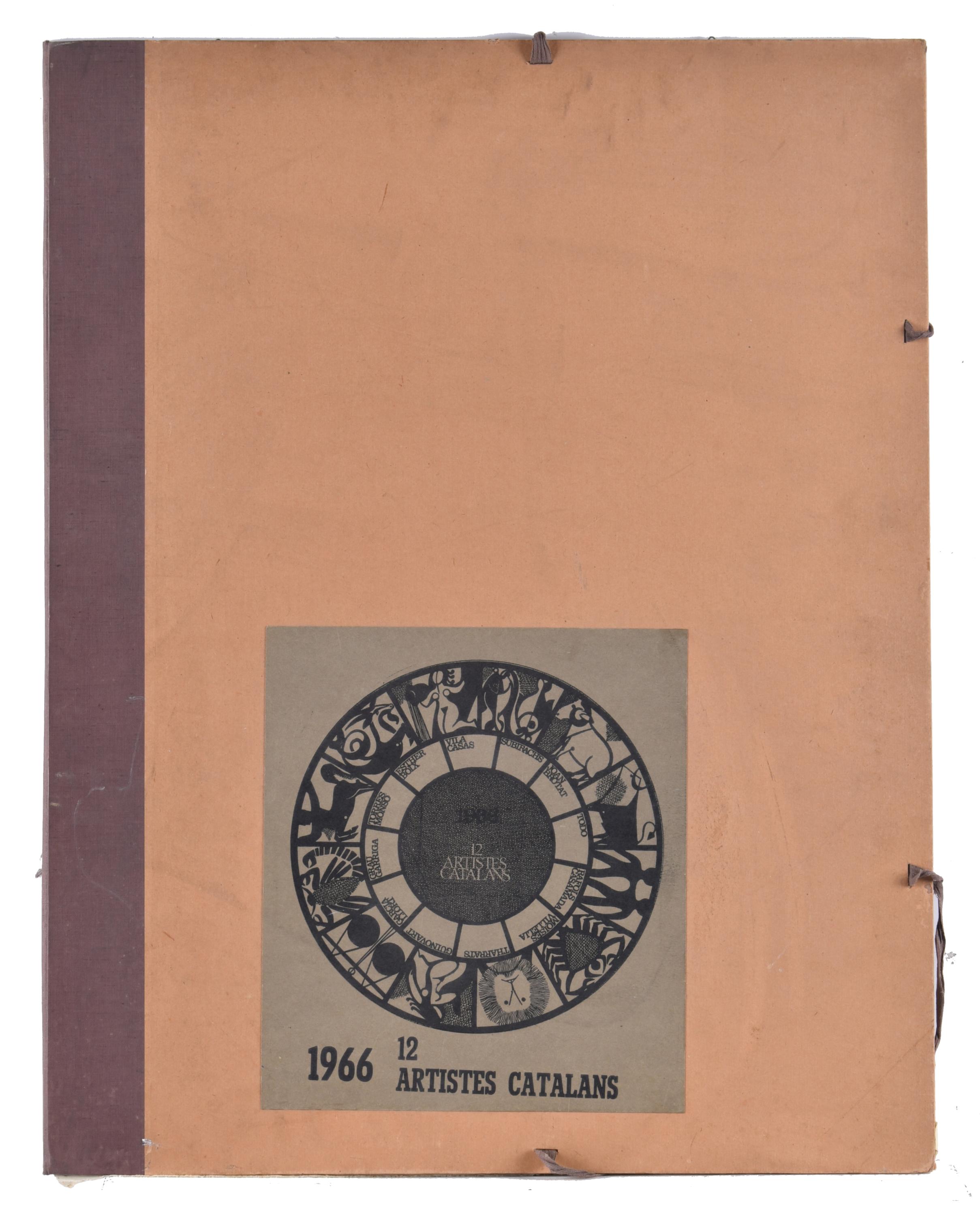 1966. 12 ARTISTES CATALANS. CALENDARIO.