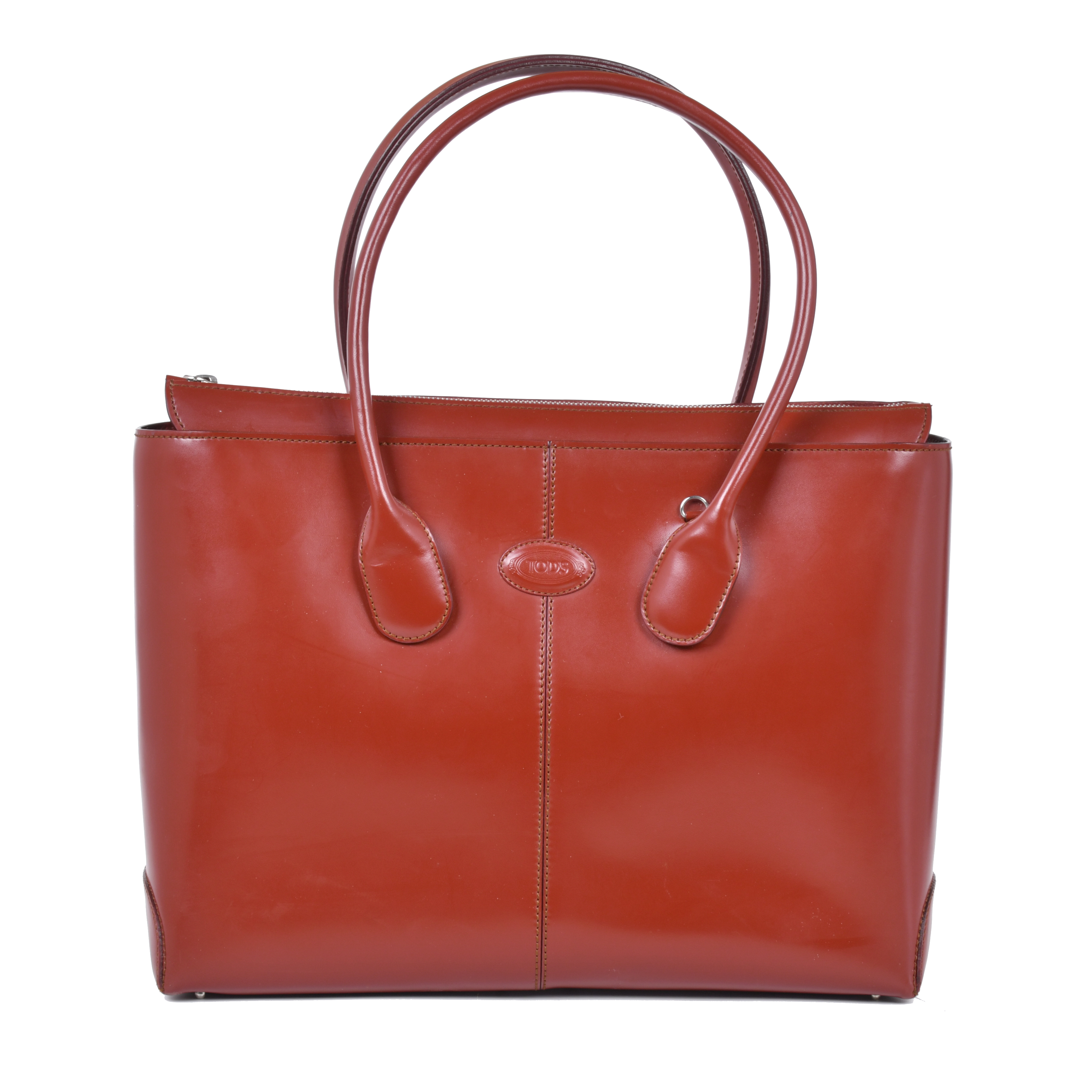 TOD&#39;S. Bolso de mano modelo "Classic D-Bag".
