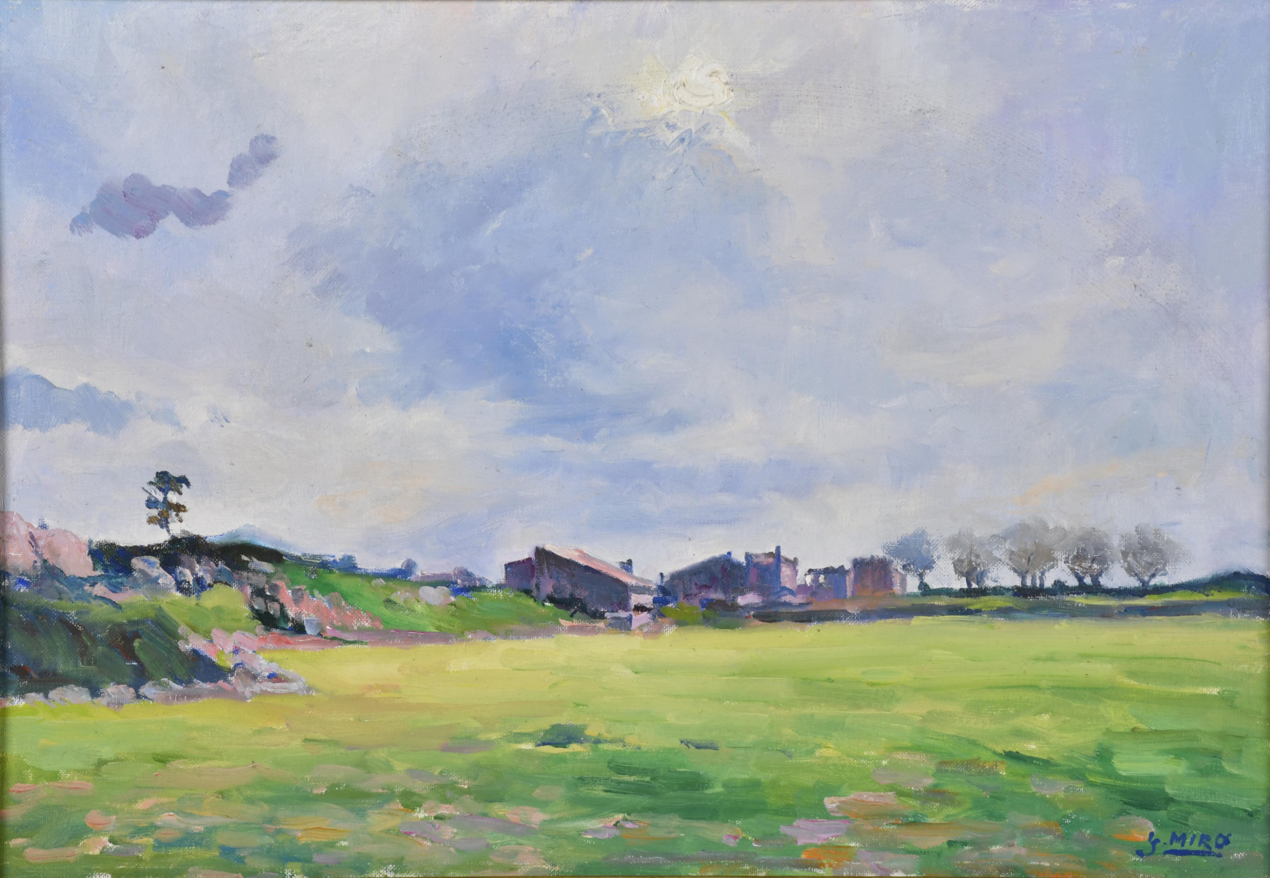 ESCUELA ESPAÑOLA, SIGLO XX. "Paisaje".
