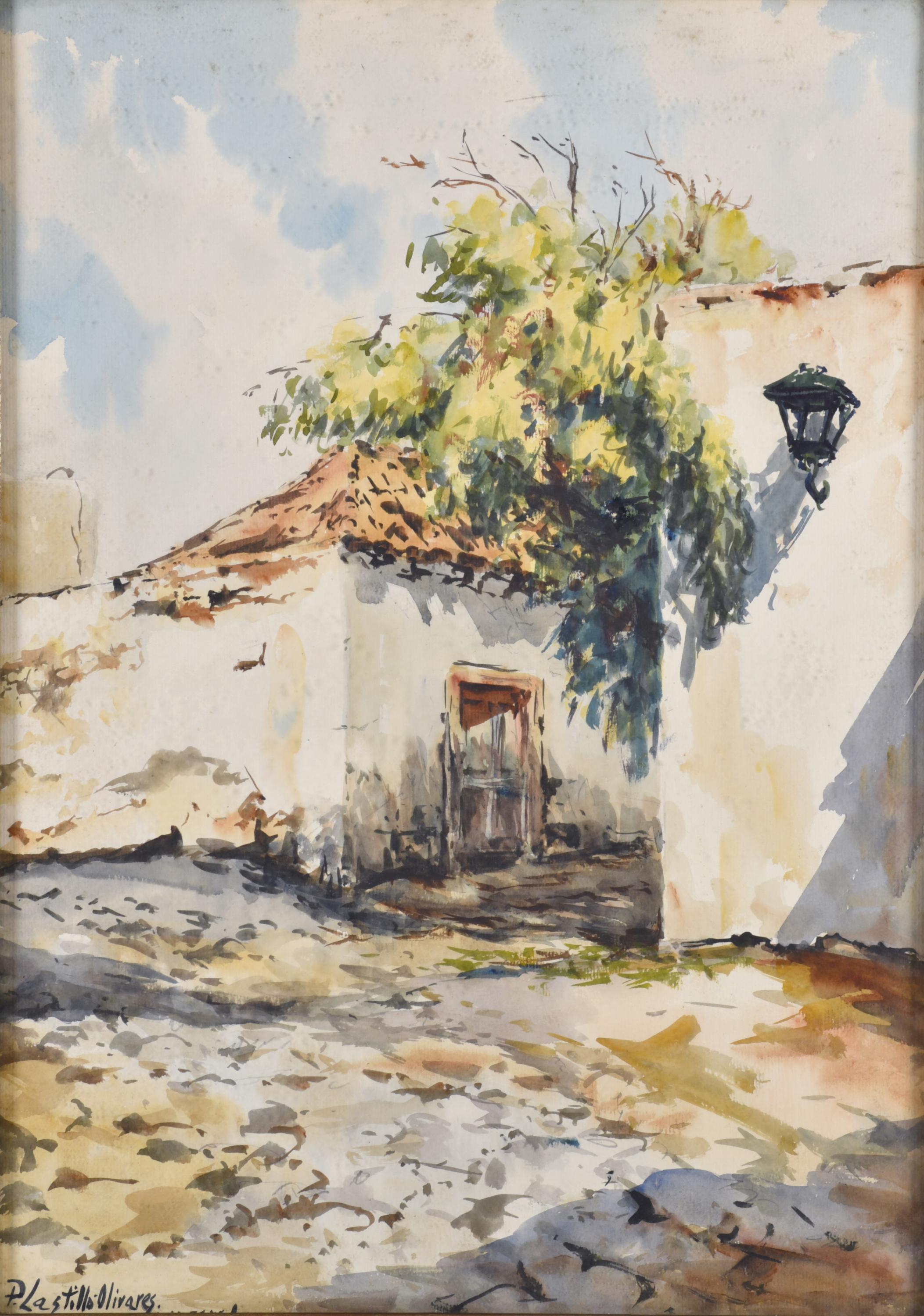 PEDRO DEL CASTILLO OLIVARES (1922-1989).  "Paisaje", 1975.