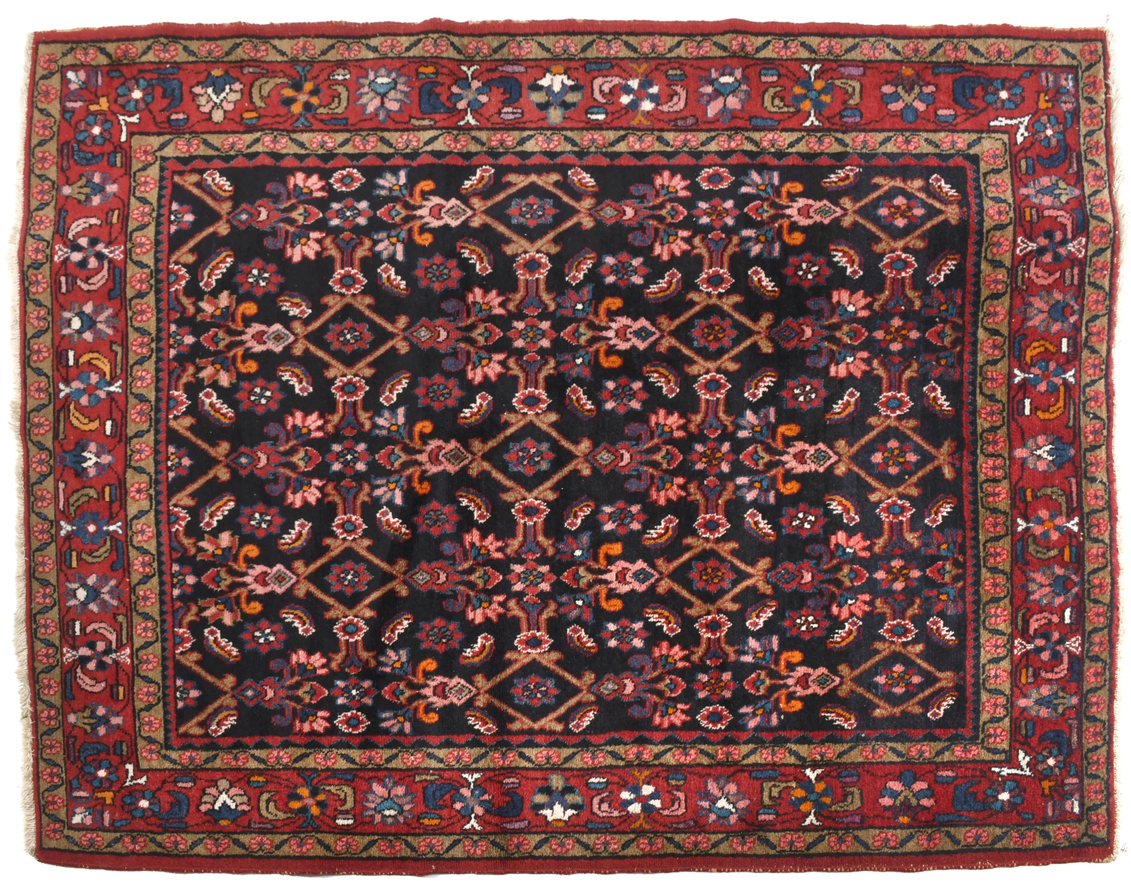 Alfombra iraní, siglo XX. 