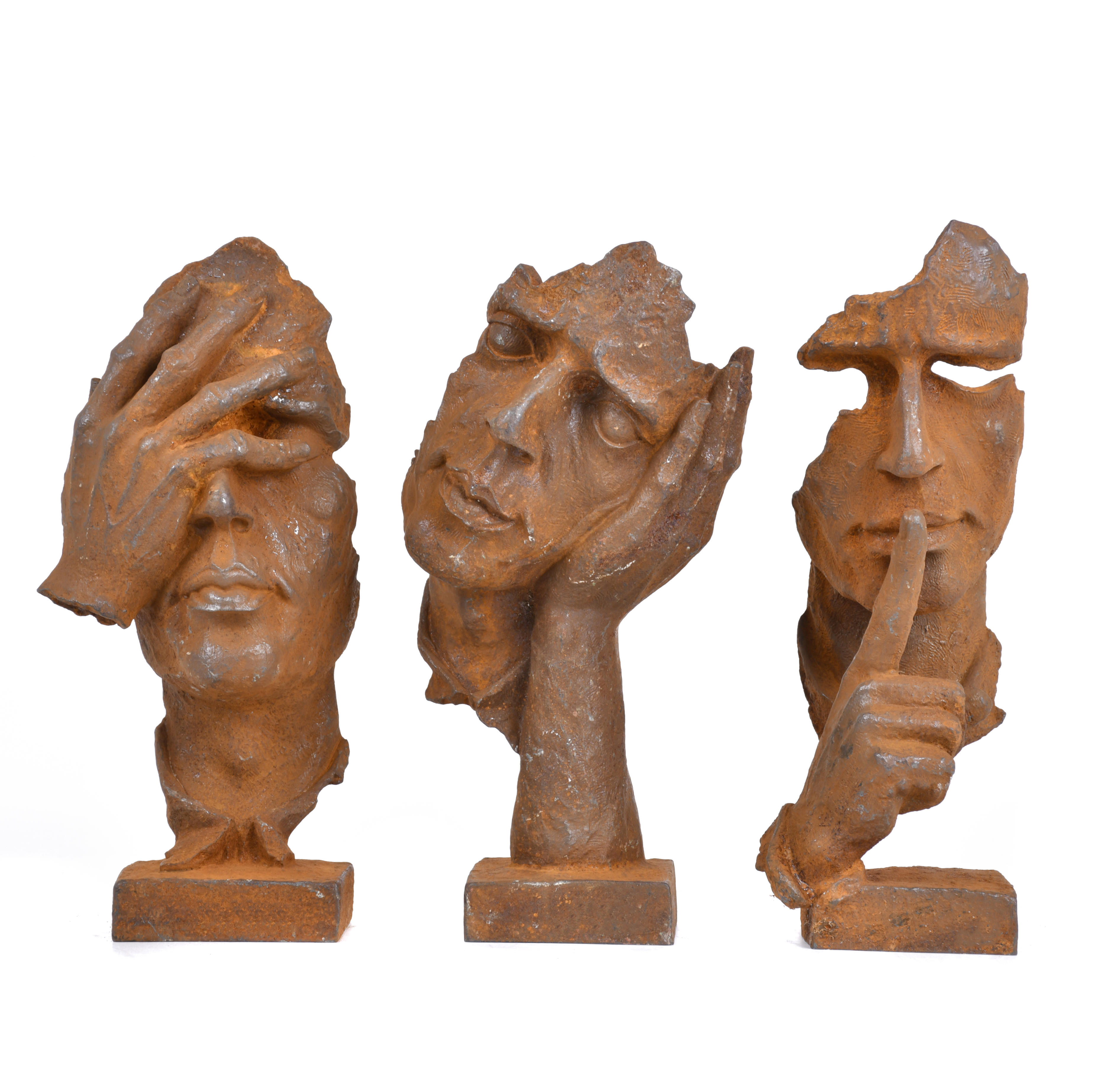 Conjunto de figuras "ver, oir y callar"