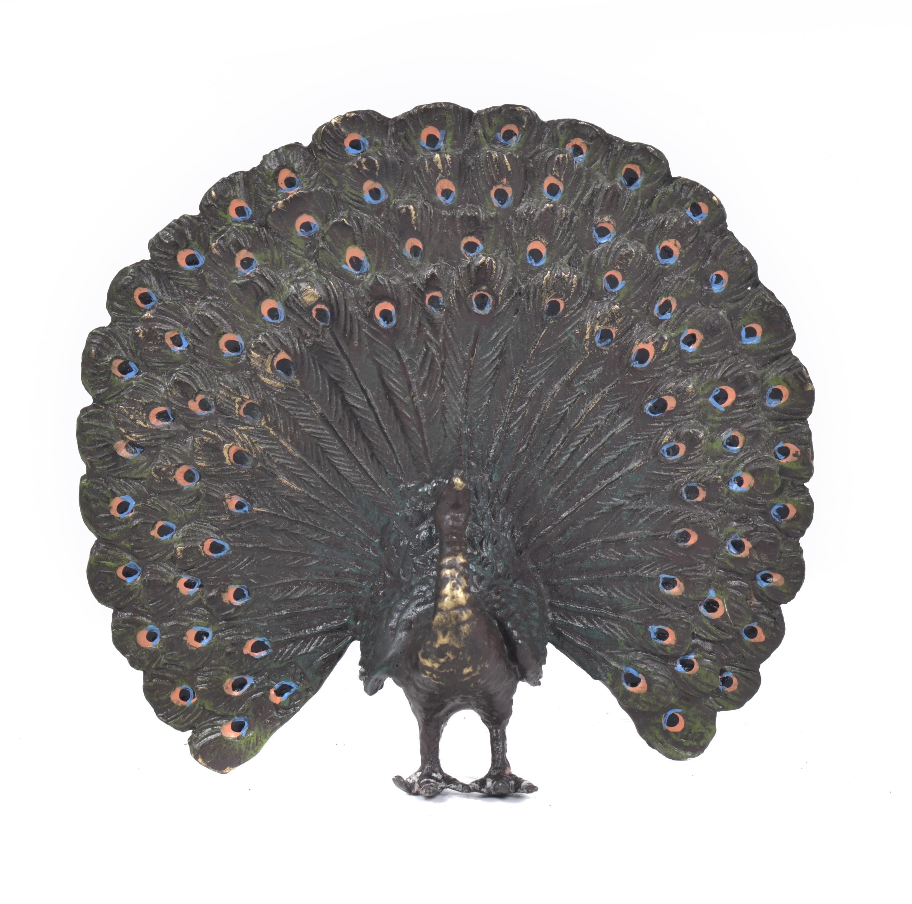 ESCUELA AUSTRÍACA, SIGLO XX.  "Pavo Real".