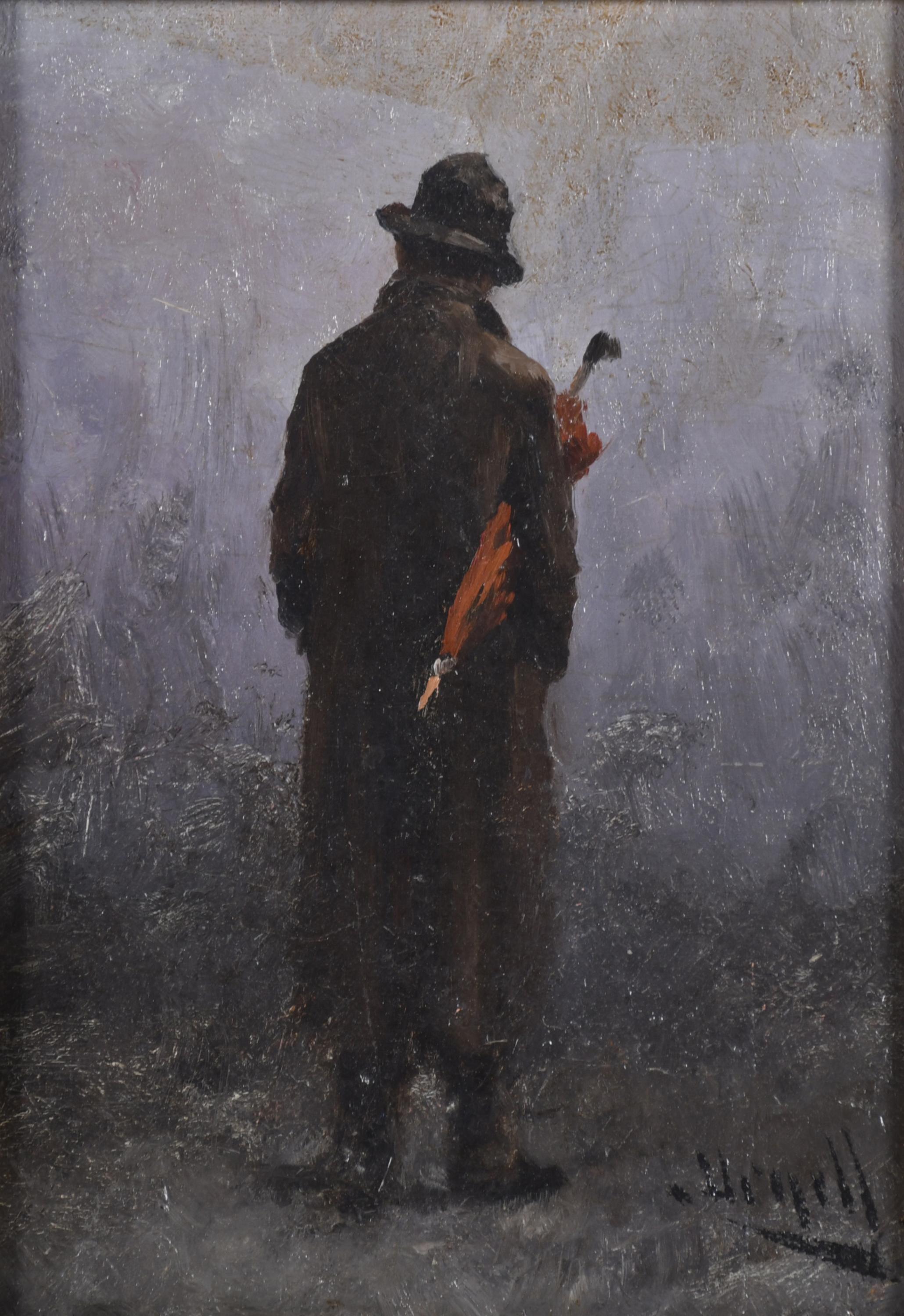 MODEST URGELL I INGLADA (1839-1919). "Figura masculina con 