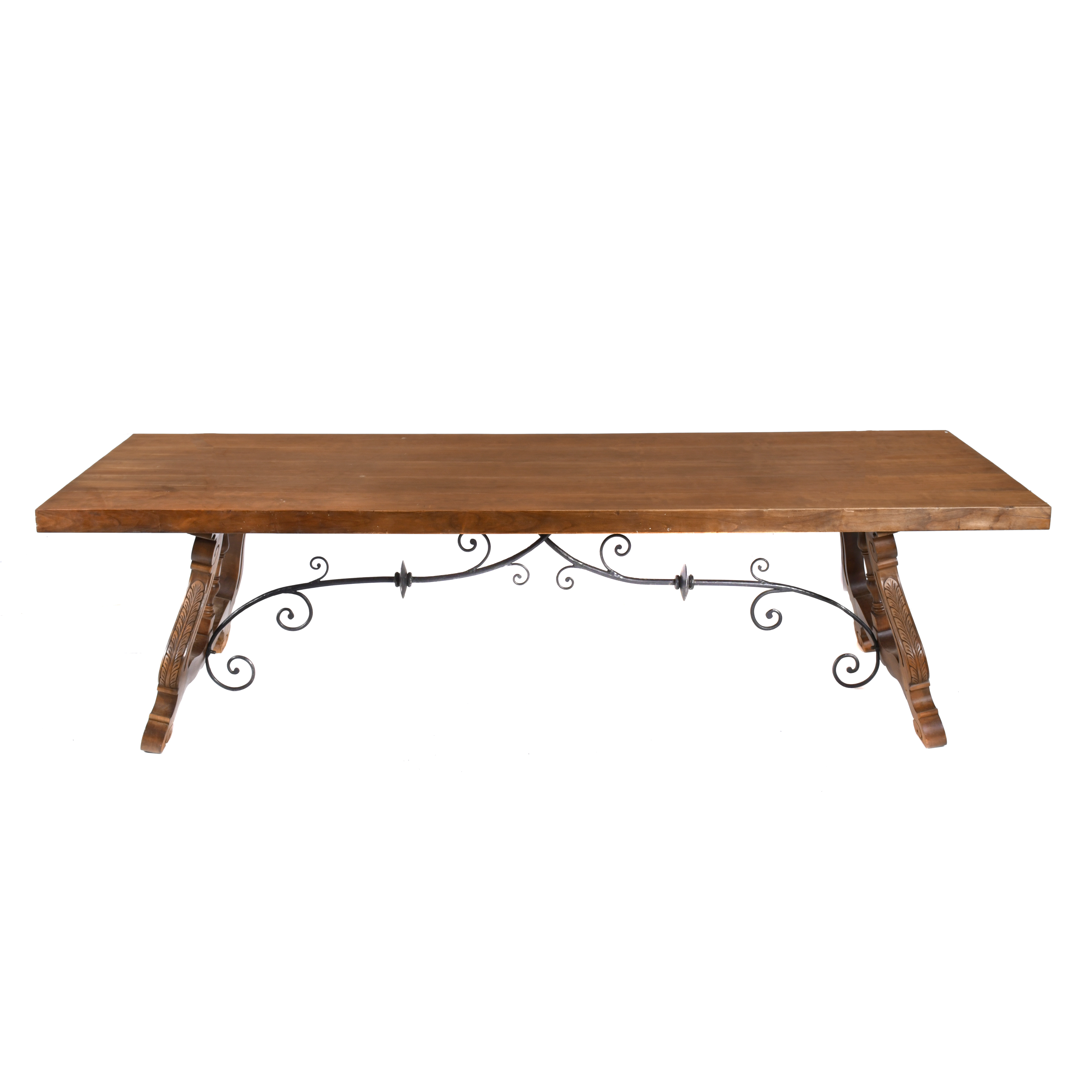 Mesa con patas de lira, siglo XX. 