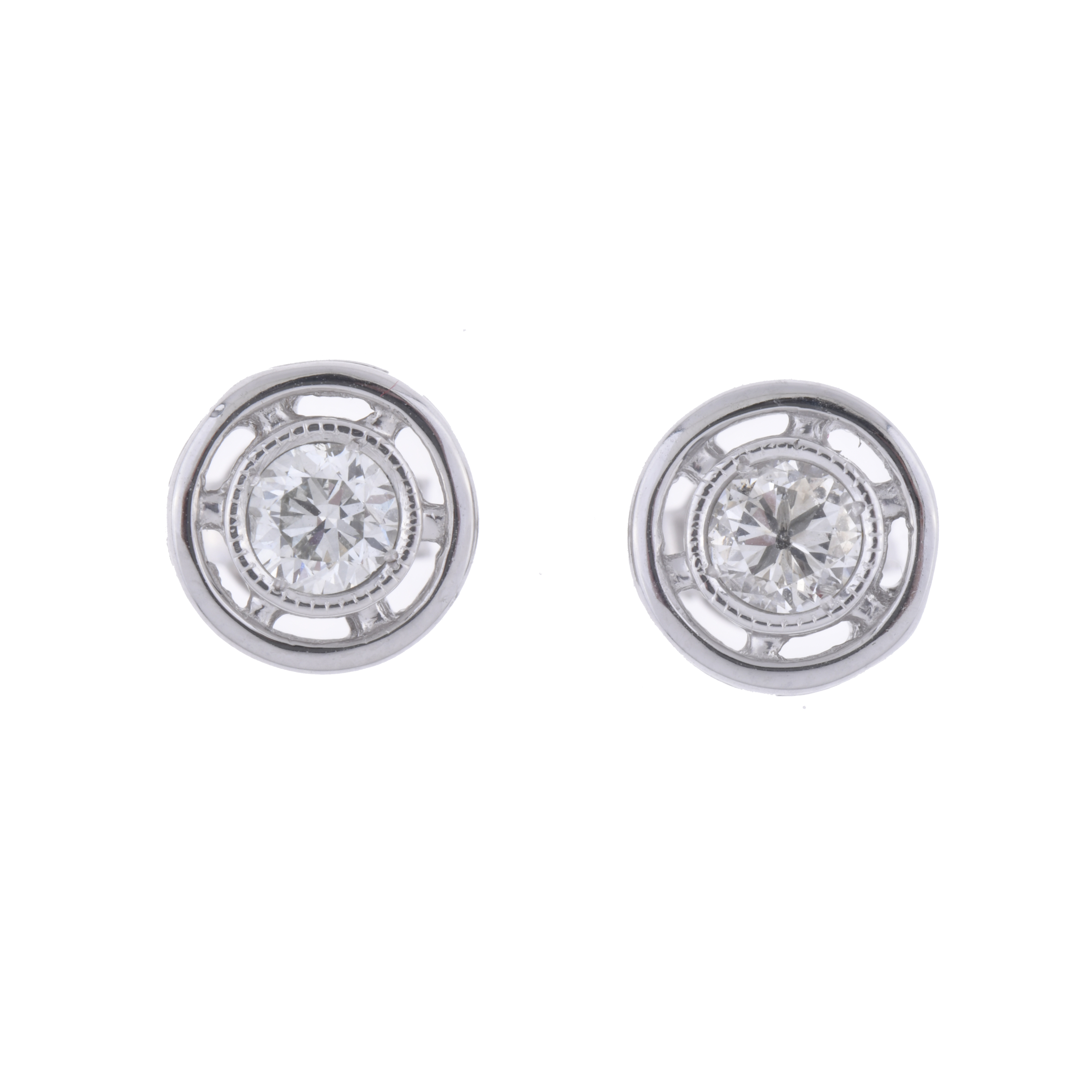 Diamonds earrings.