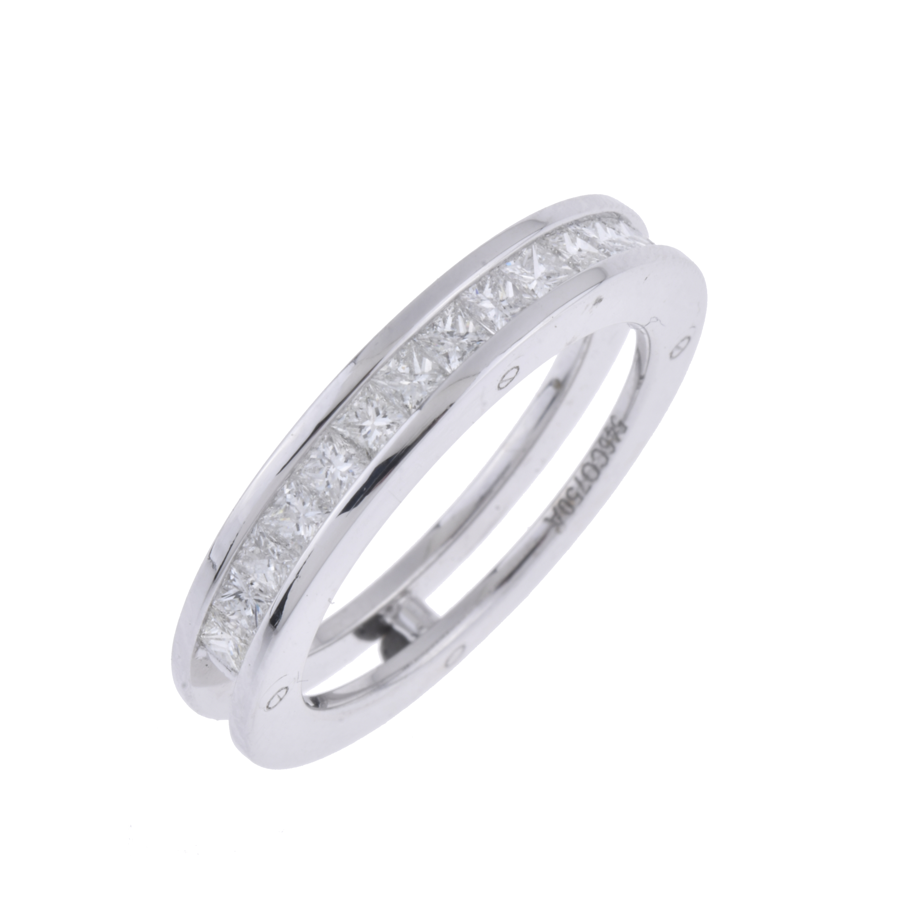 Diamonds half wedding ring.