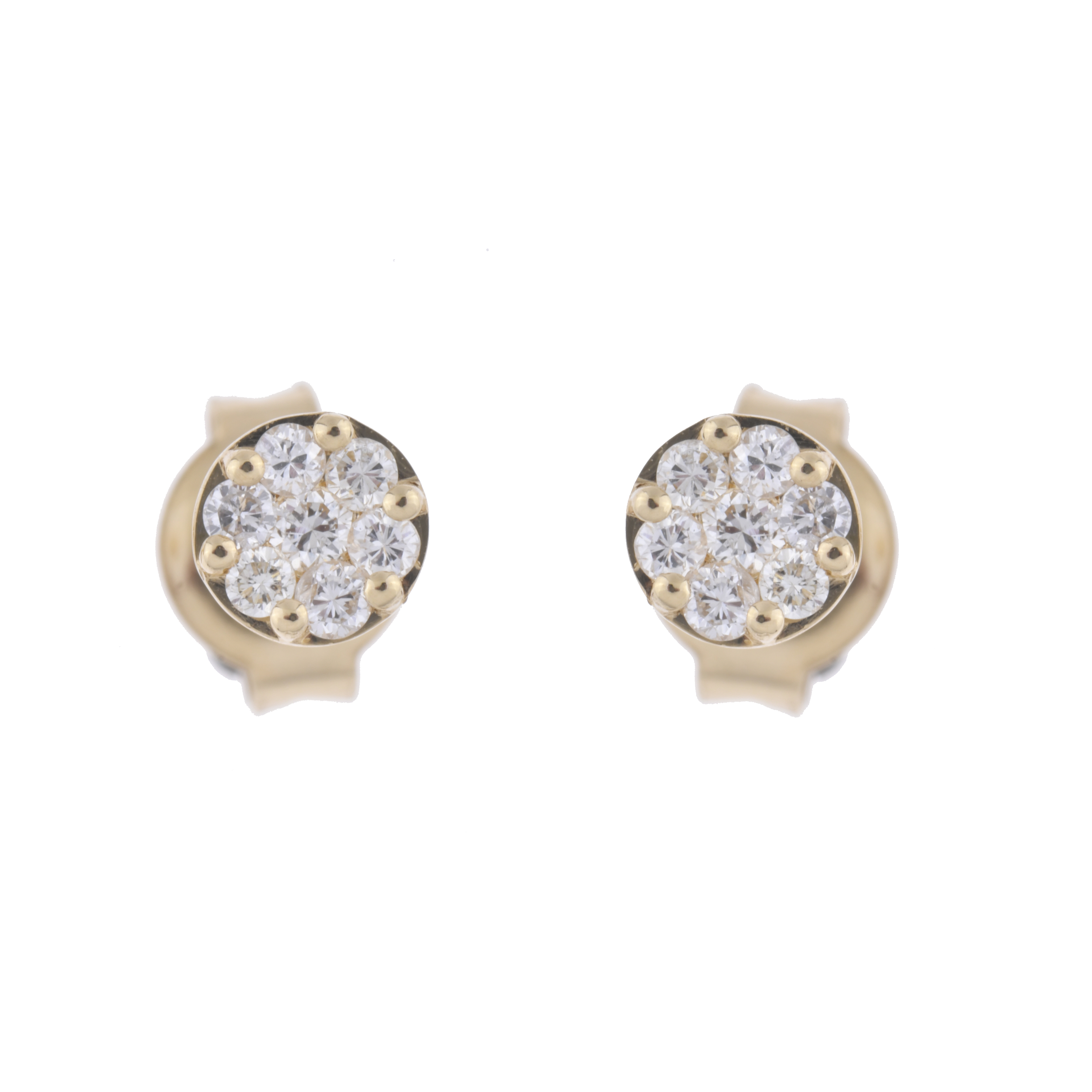 Pendientes con diamantes.
