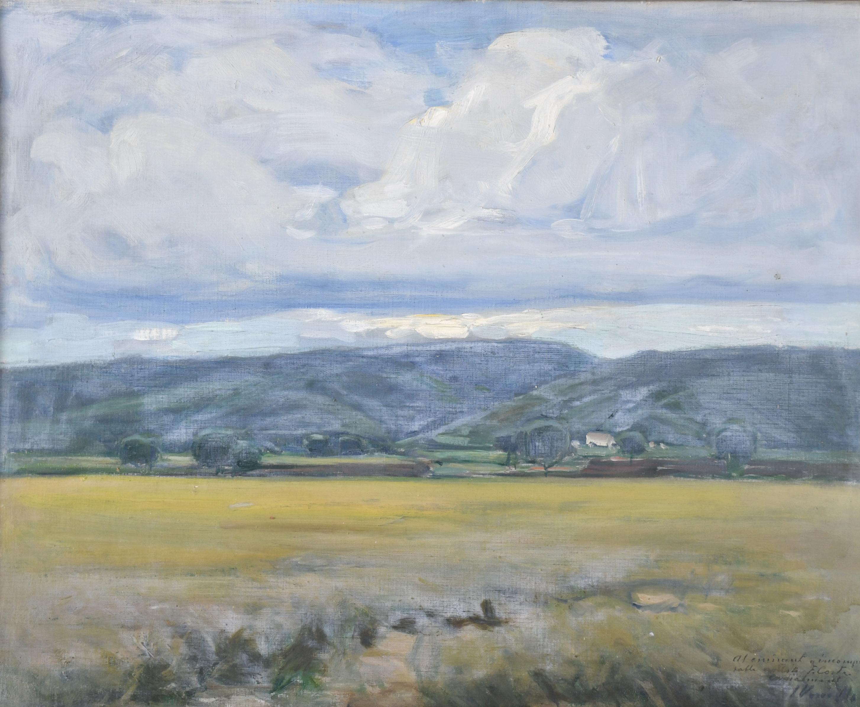 JOAQUIM VANCELLS (1865-1942). "Paisaje".