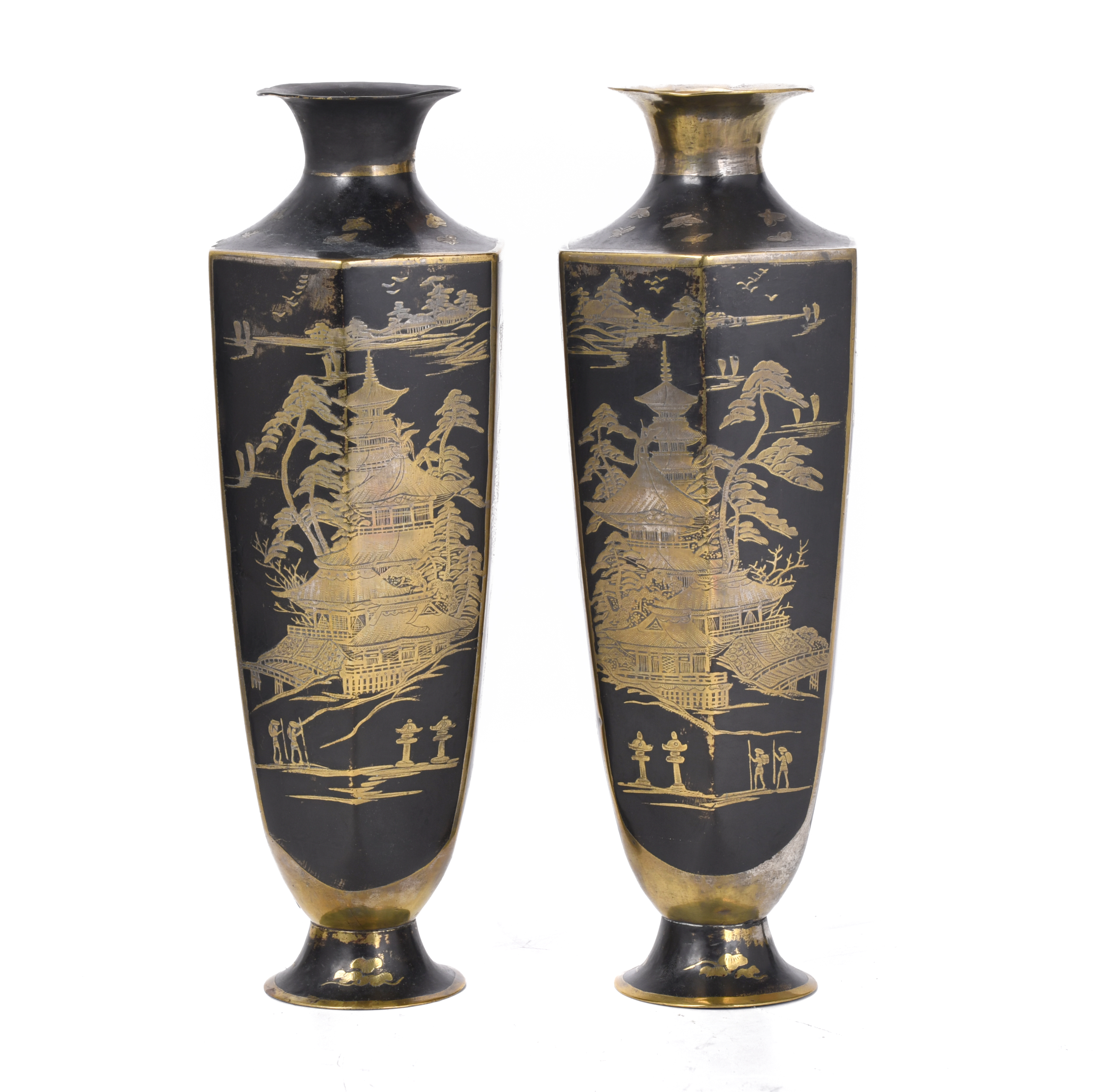 ESCUELA JAPONESA, FIN. SIGLO XIX-PPS. SIGLO XX. Pareja de j