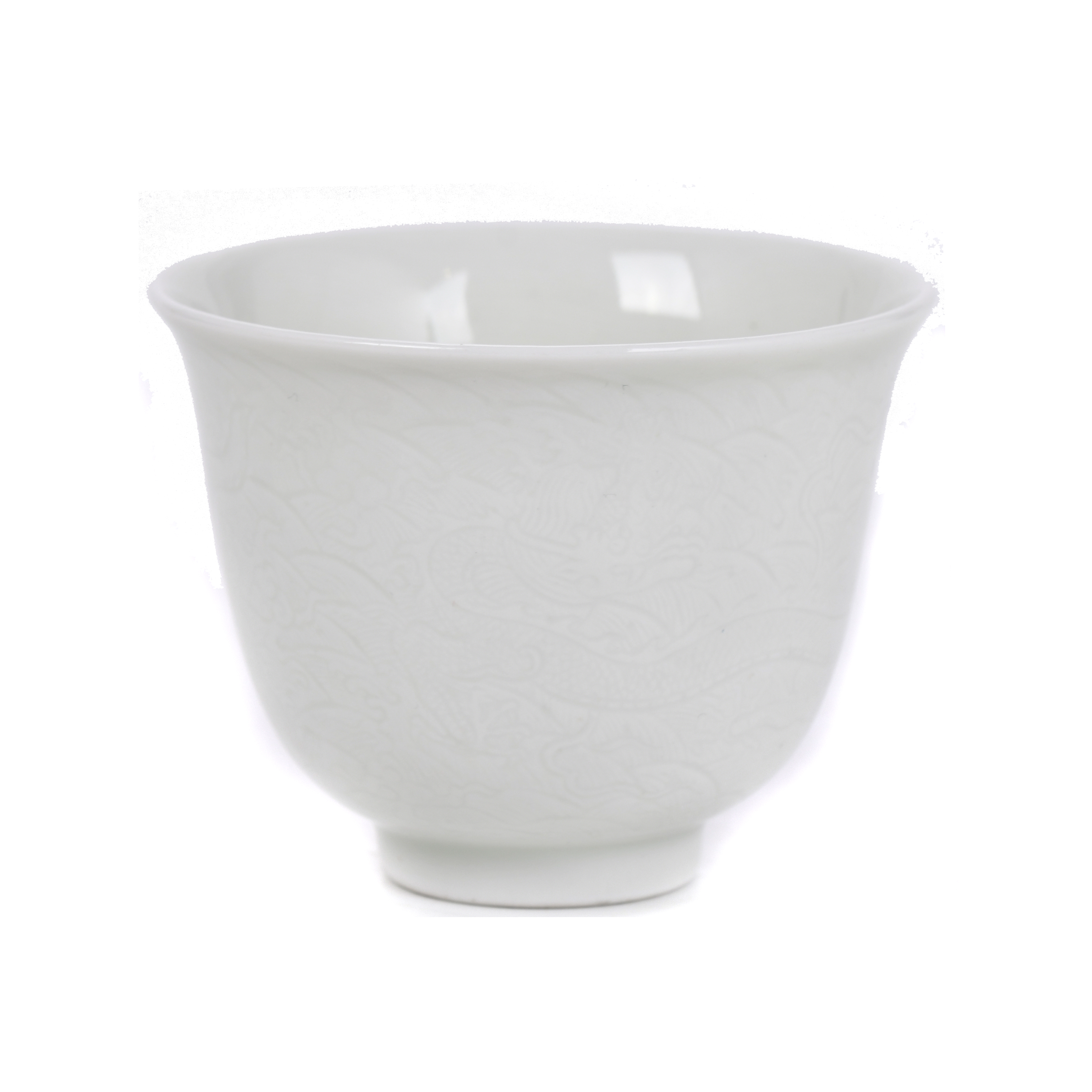 ESCUELA CHINA, SIGLO XX. Pequeña taza de vino Doucai, siglo
