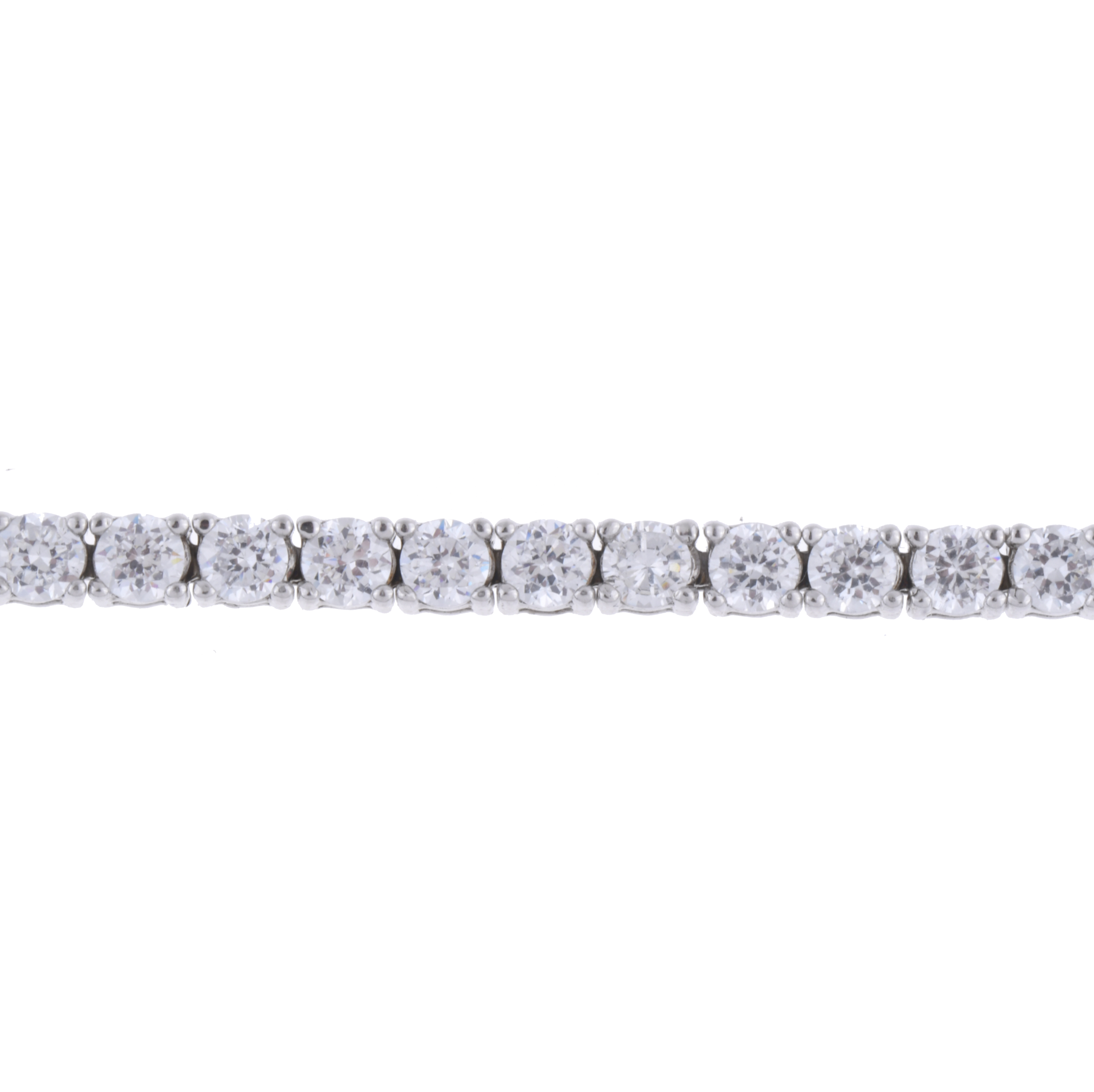 Pulsera riviére con circonitas.
