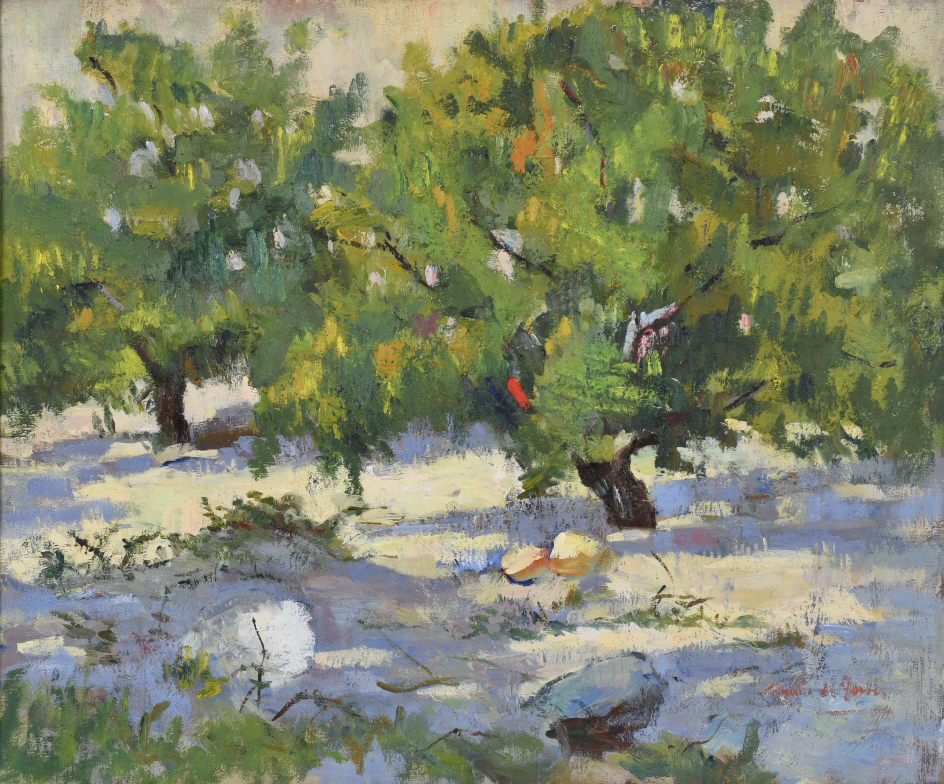 EMILIA TORRES (1916-?) "Campo de Olivos".