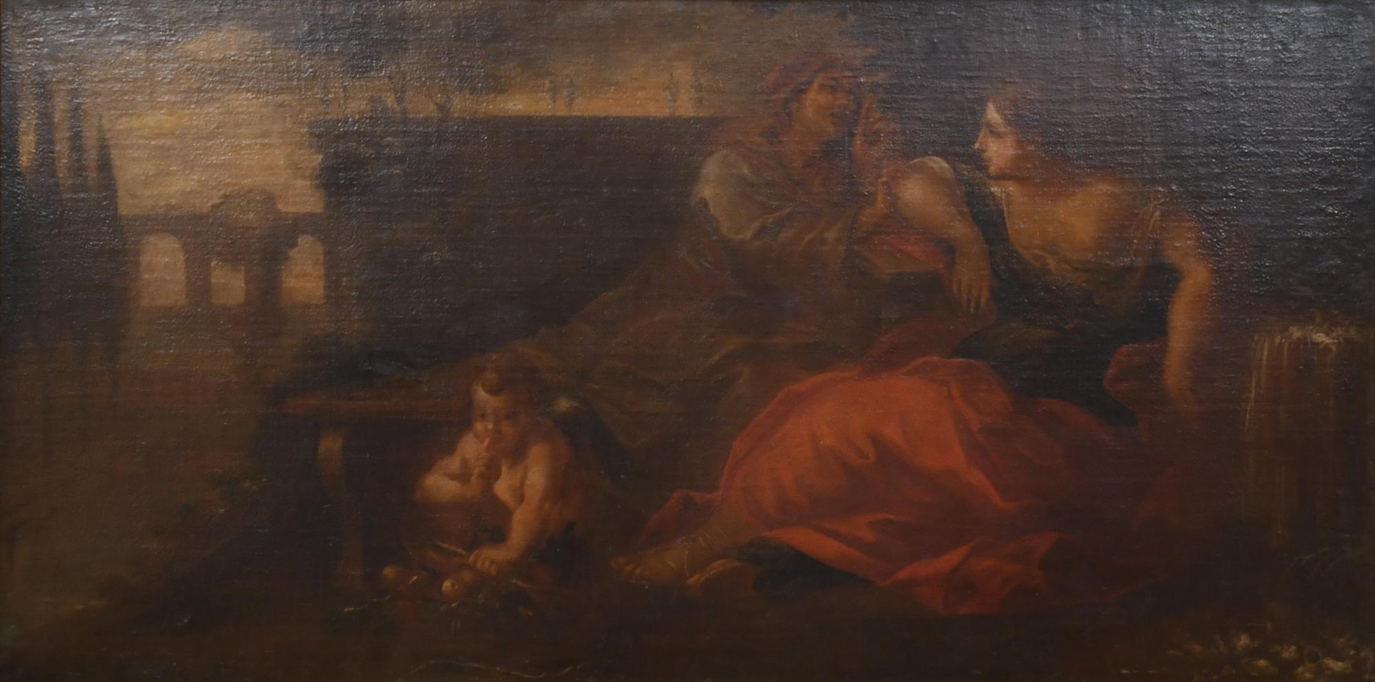 ESCUELA ESPAÑOLA, SIGLO XVIII. "Vertumno y Pomona".