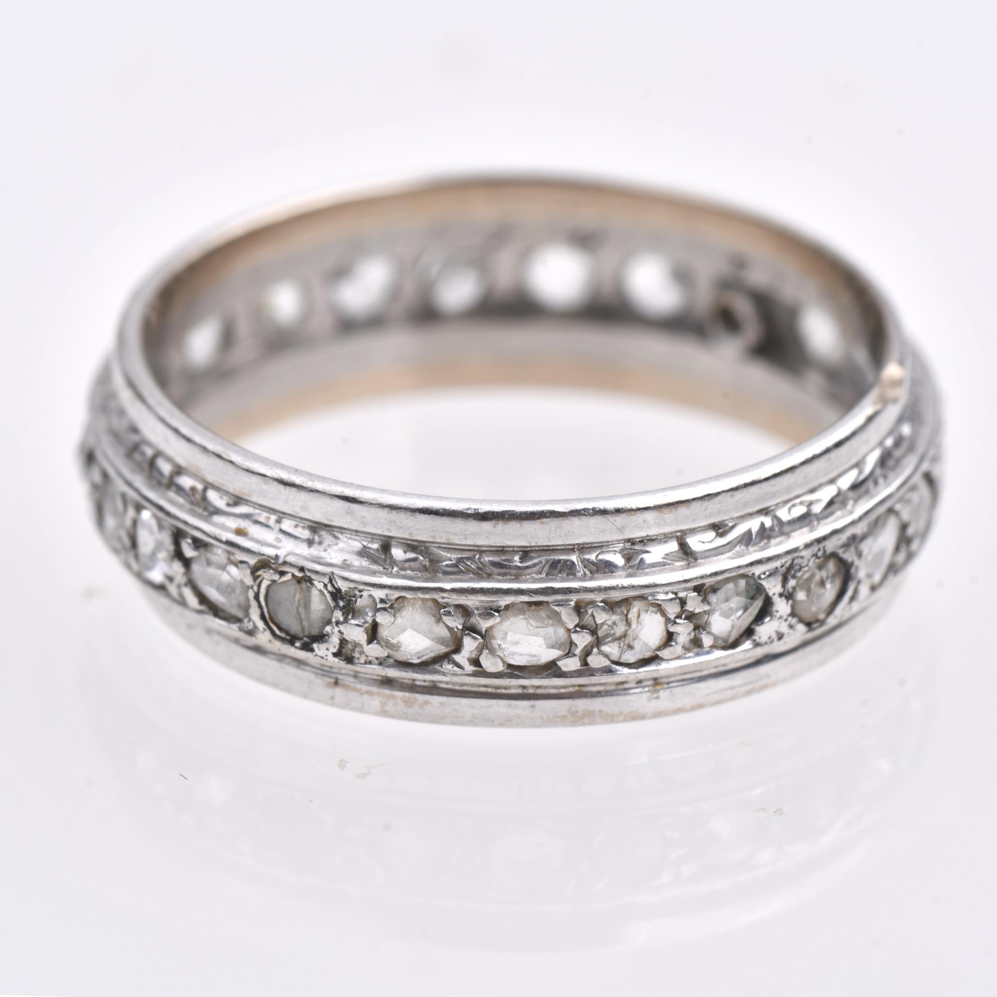 Diamonds wedding ring.