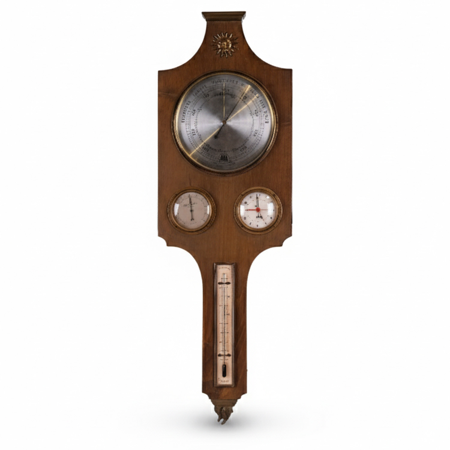 HUGUER. Wall barometer, 20th century.