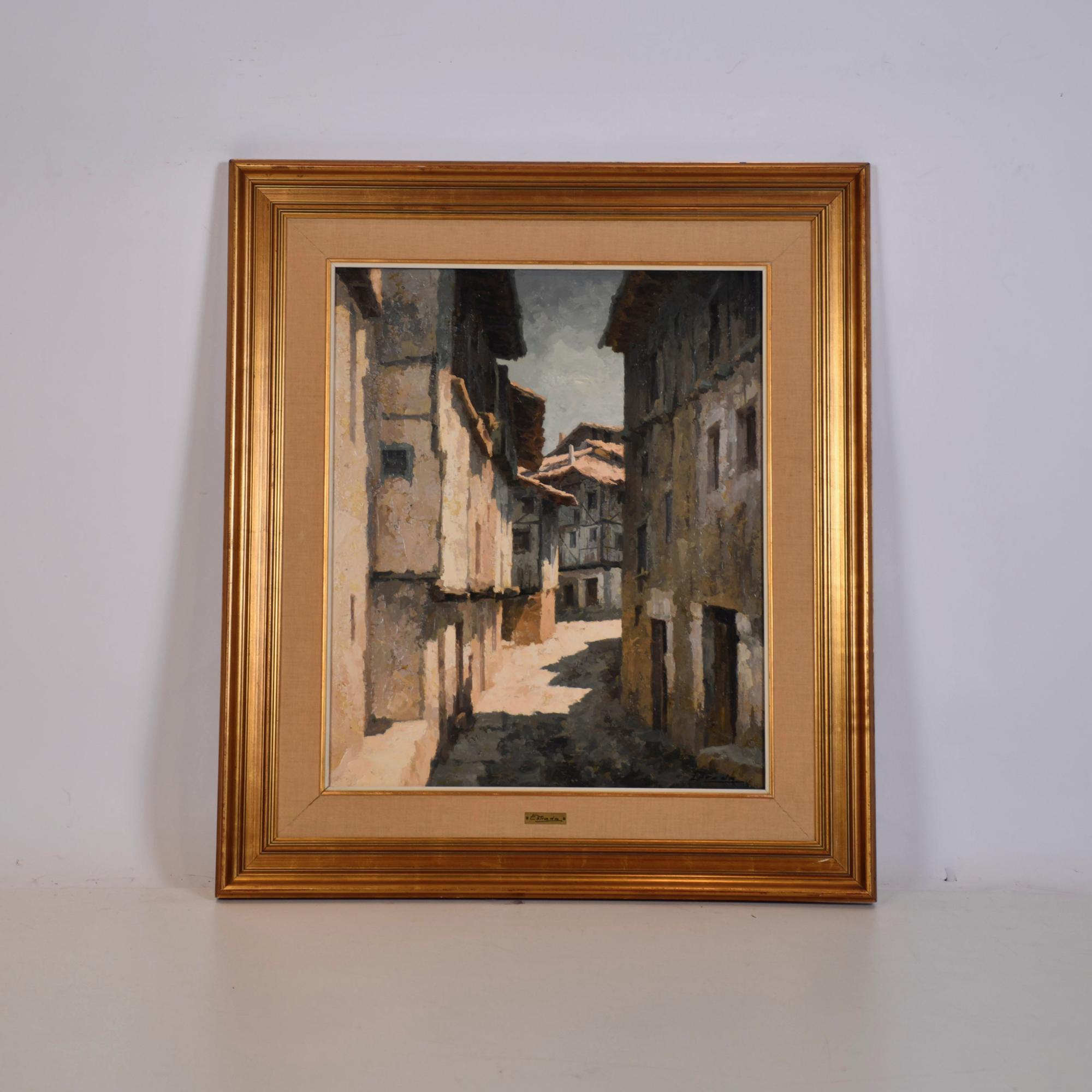 ANGEL ESTRADA (1933).  &#39;Village street&#39;.