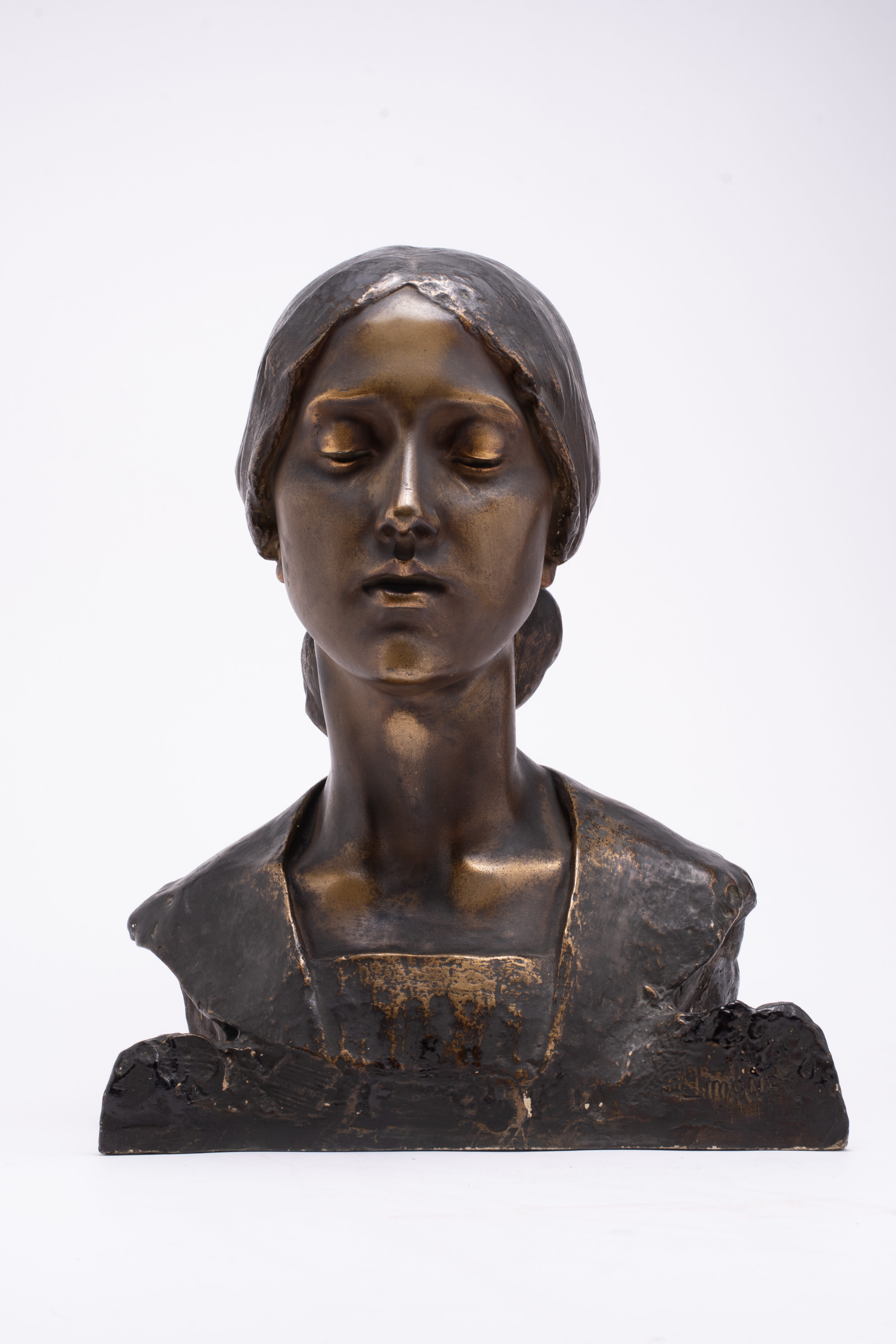 AFTER MODELS BY JOSEP LLIMONA (1864-1934). ‘Female Bust’.
