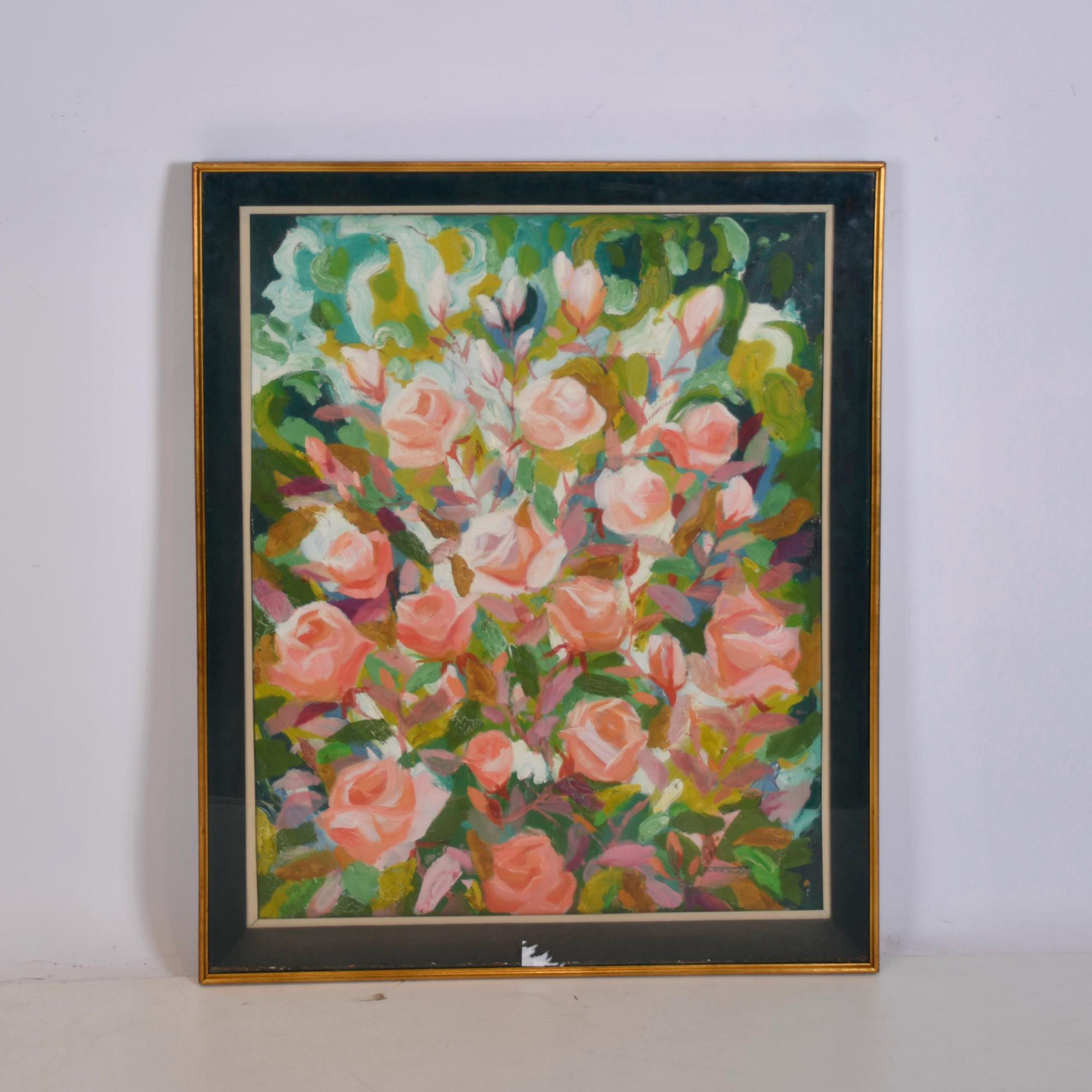 CASIMIR MARTÍNEZ TARRASSÓ (1898-1980). &#39;Flowers&#39;, 1956.