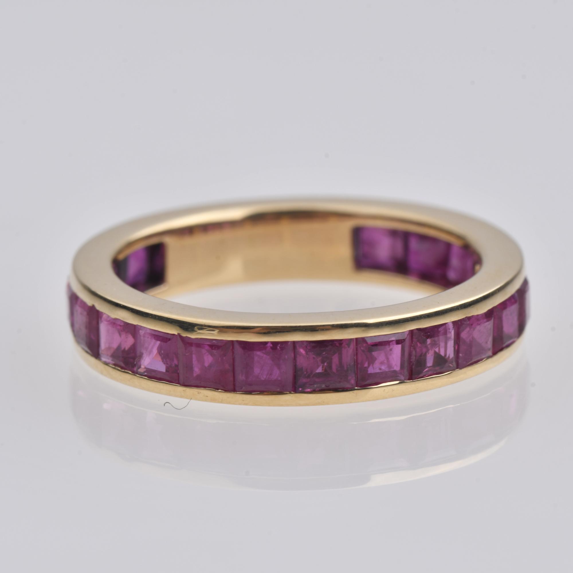 Rubies wedding ring.