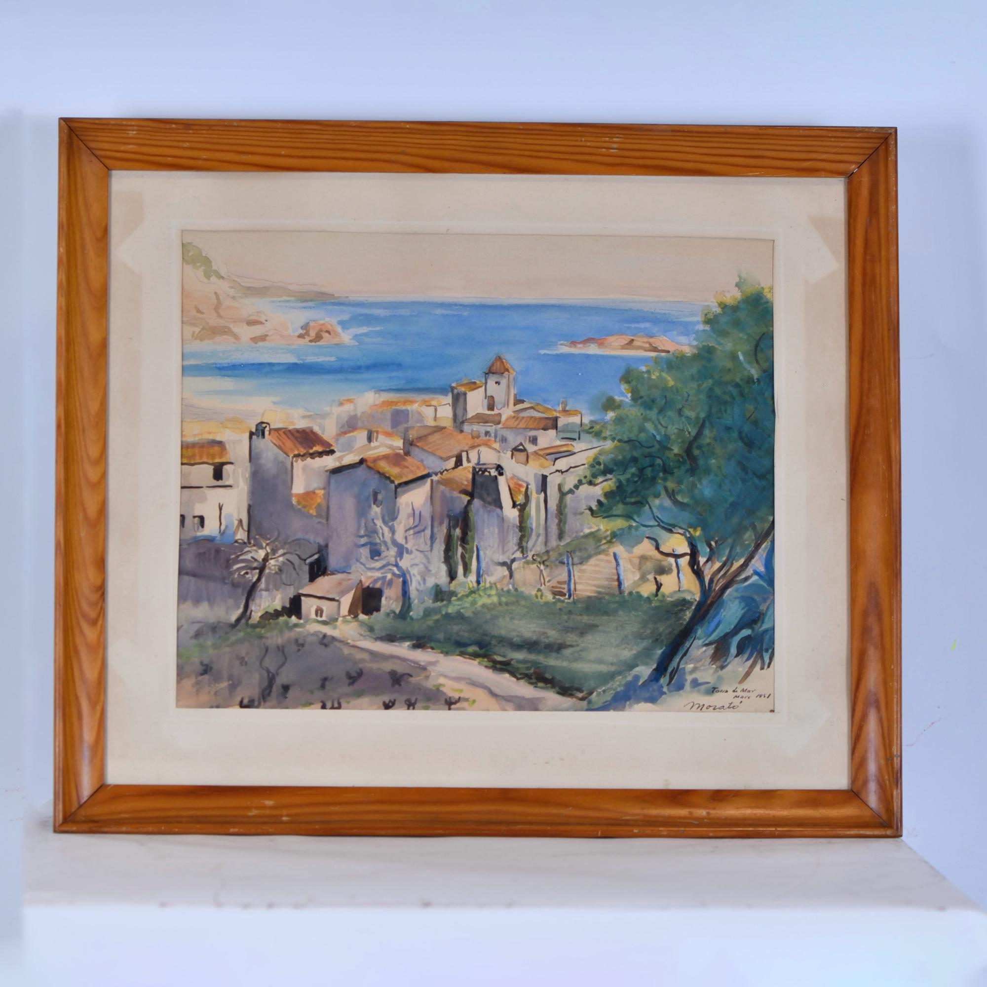 LLUÍS MORATÓ (1903-1963). &#39;Tossa de Mar&#39;, 1951.