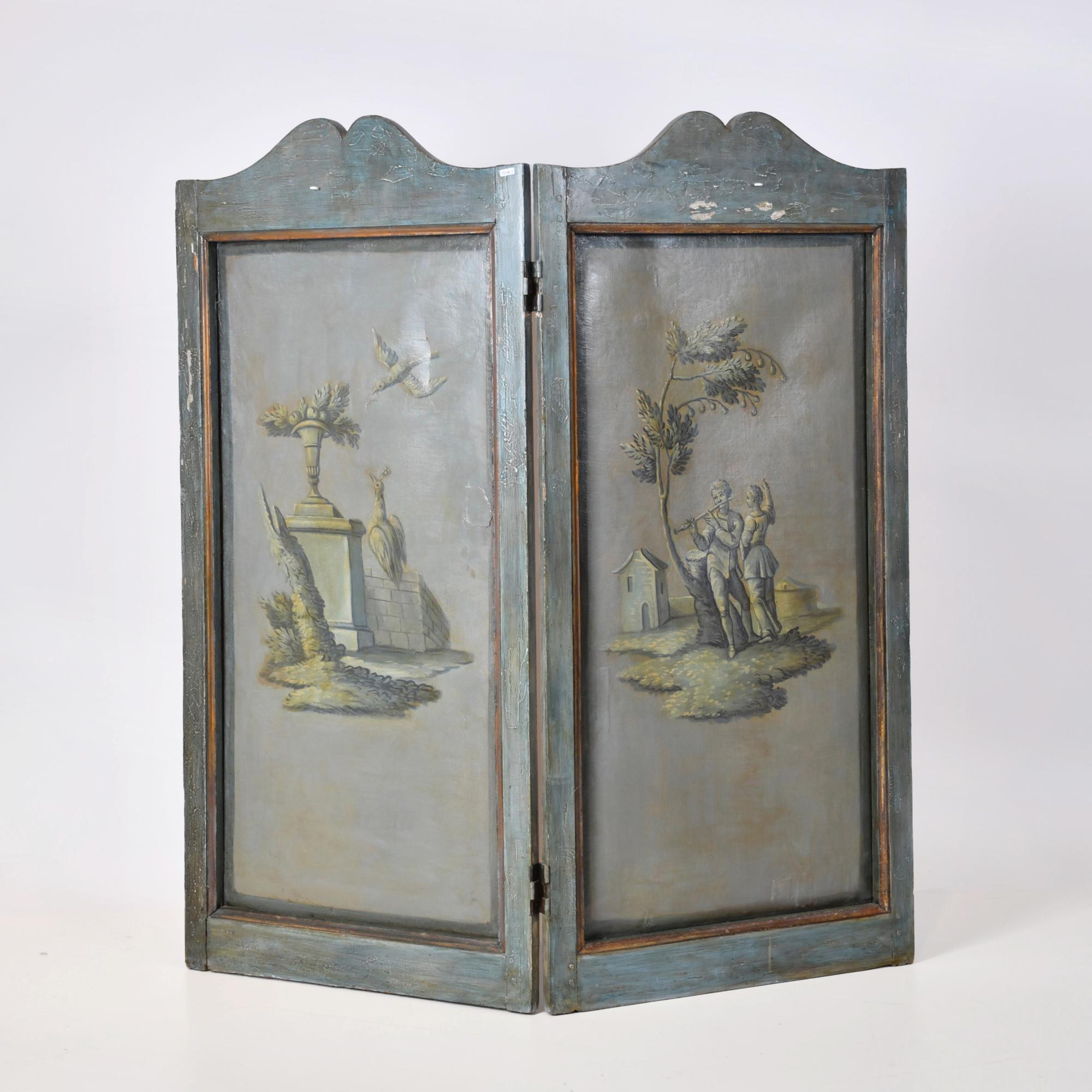 20TH CENTURY FRENCH SCHOOL. Historicist folding screen