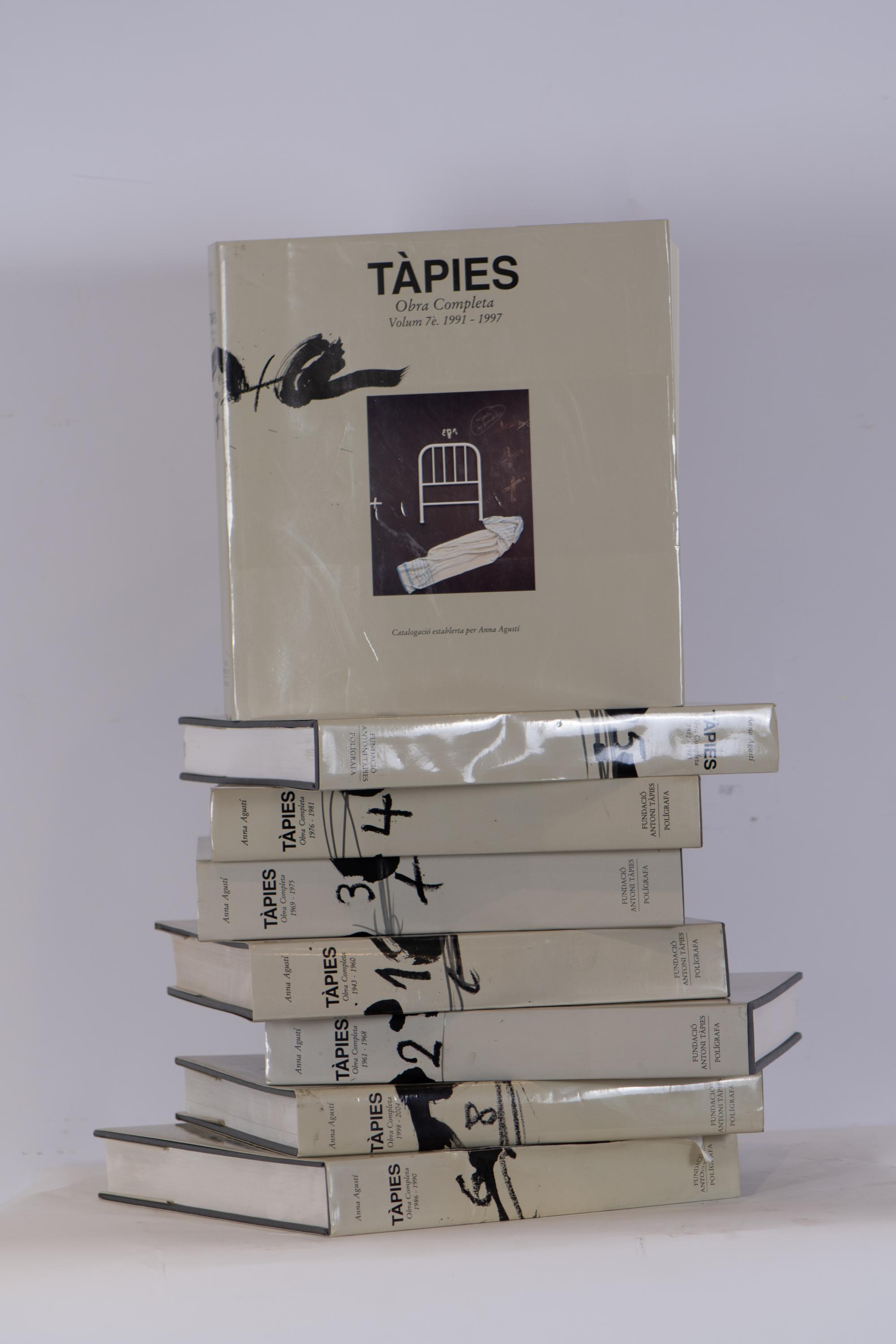 TÀPIES. COMPLETE WORKS. 8 volumes.