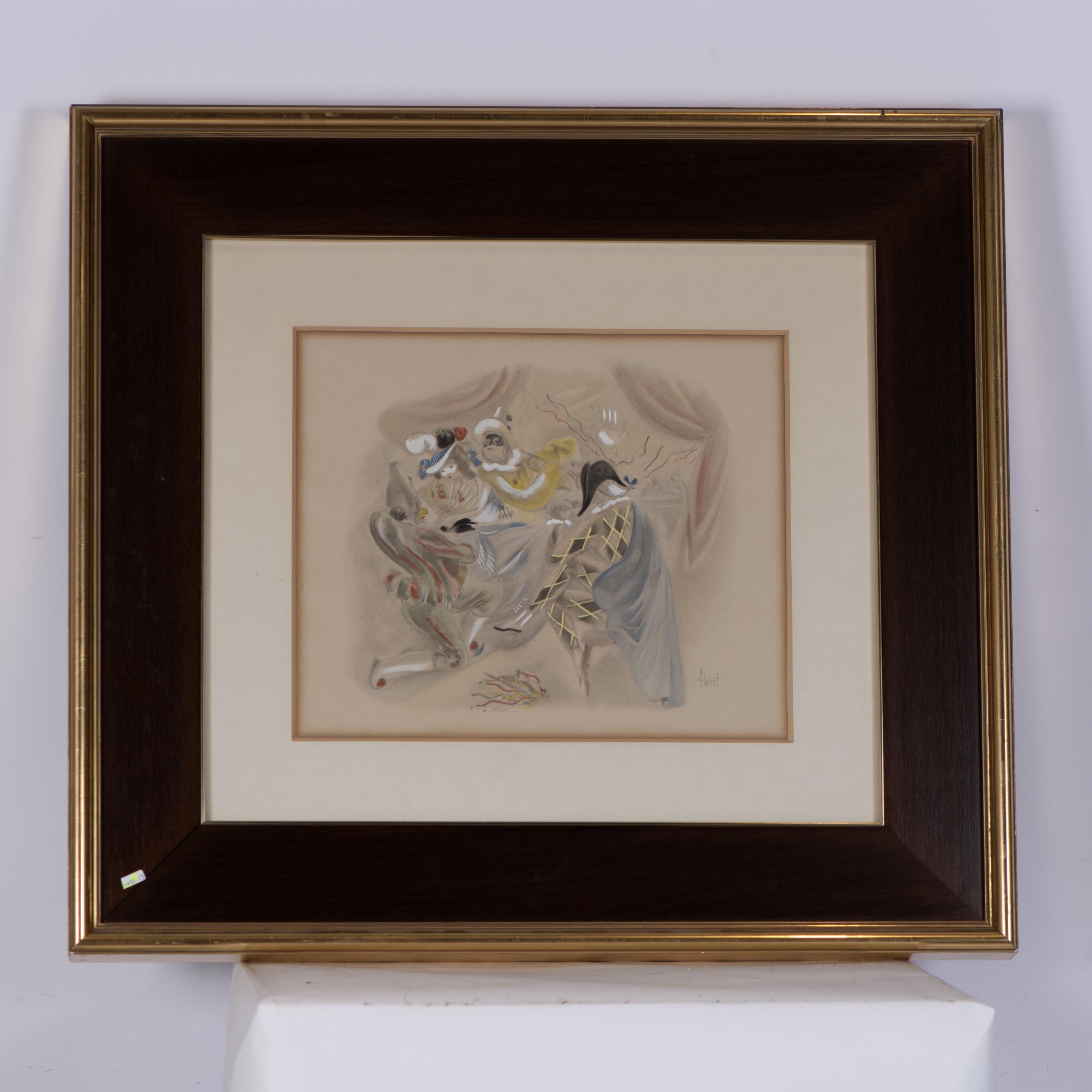 JOSÉ LUIS FLORIT RODERO (1909-2001). &#39;Carnival&#39;.
