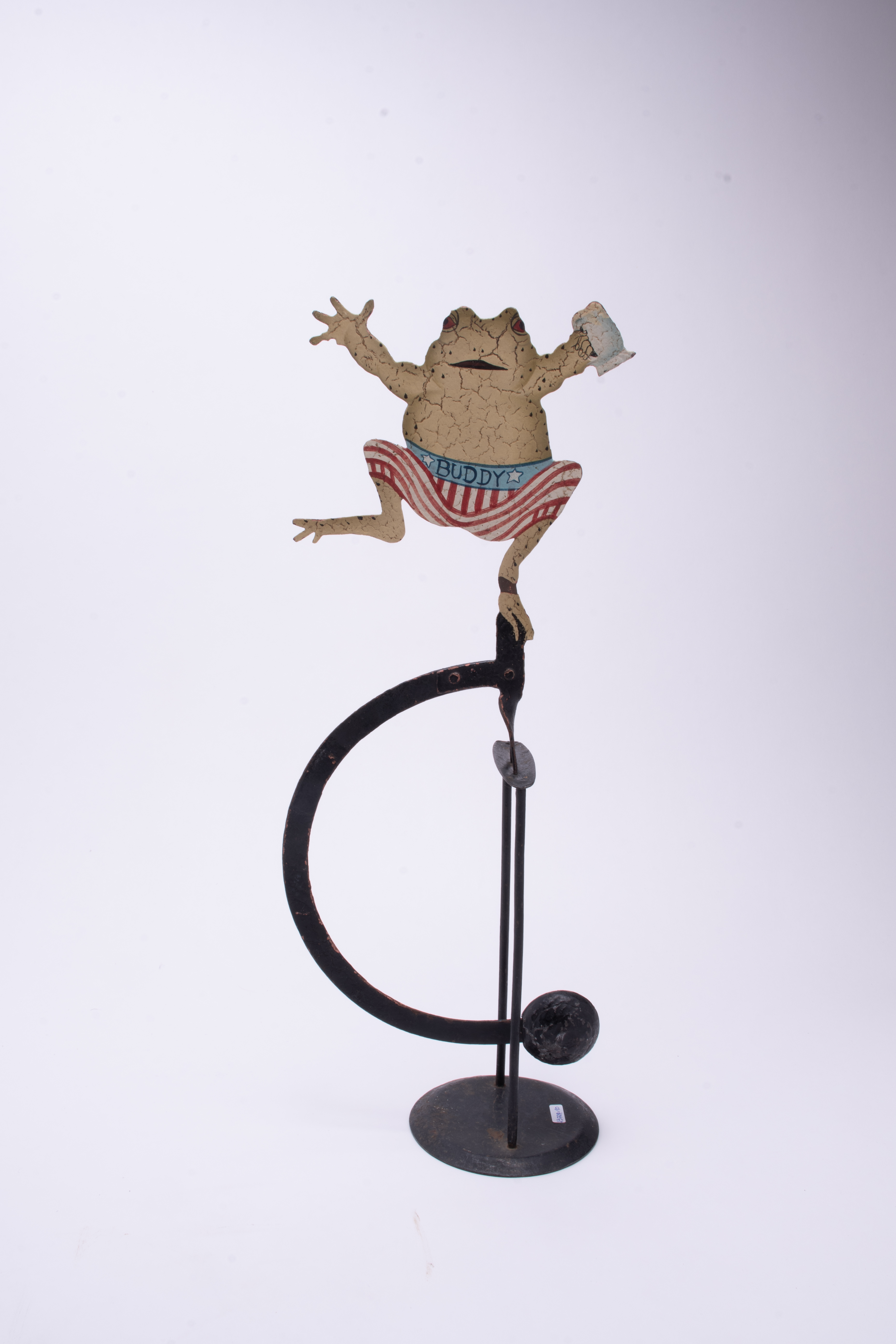 Roly-poly toy with a frog, second half of the 20th century.