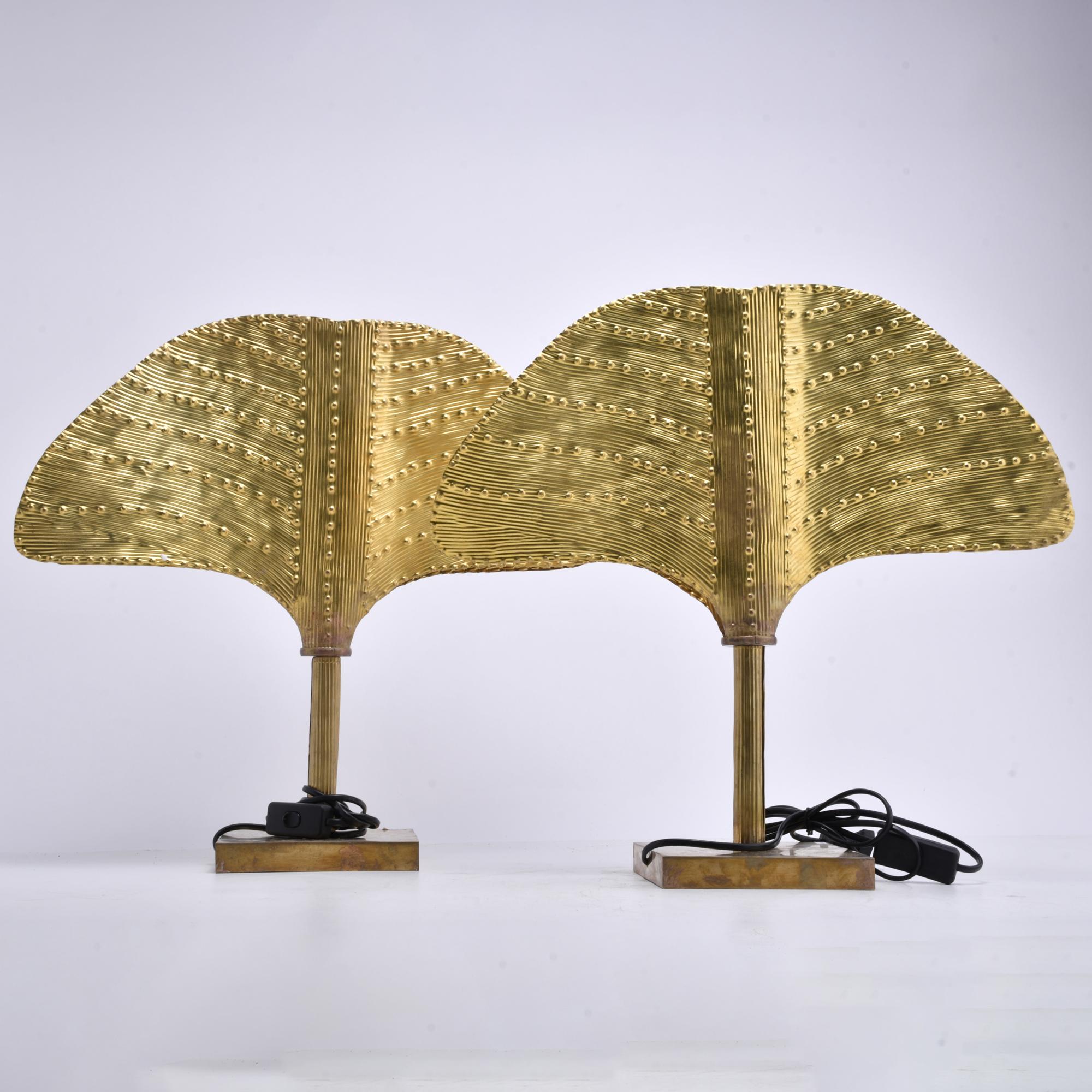 TOMMASO BARBI (1944 - 2015). Pair of table lamps, circa 197