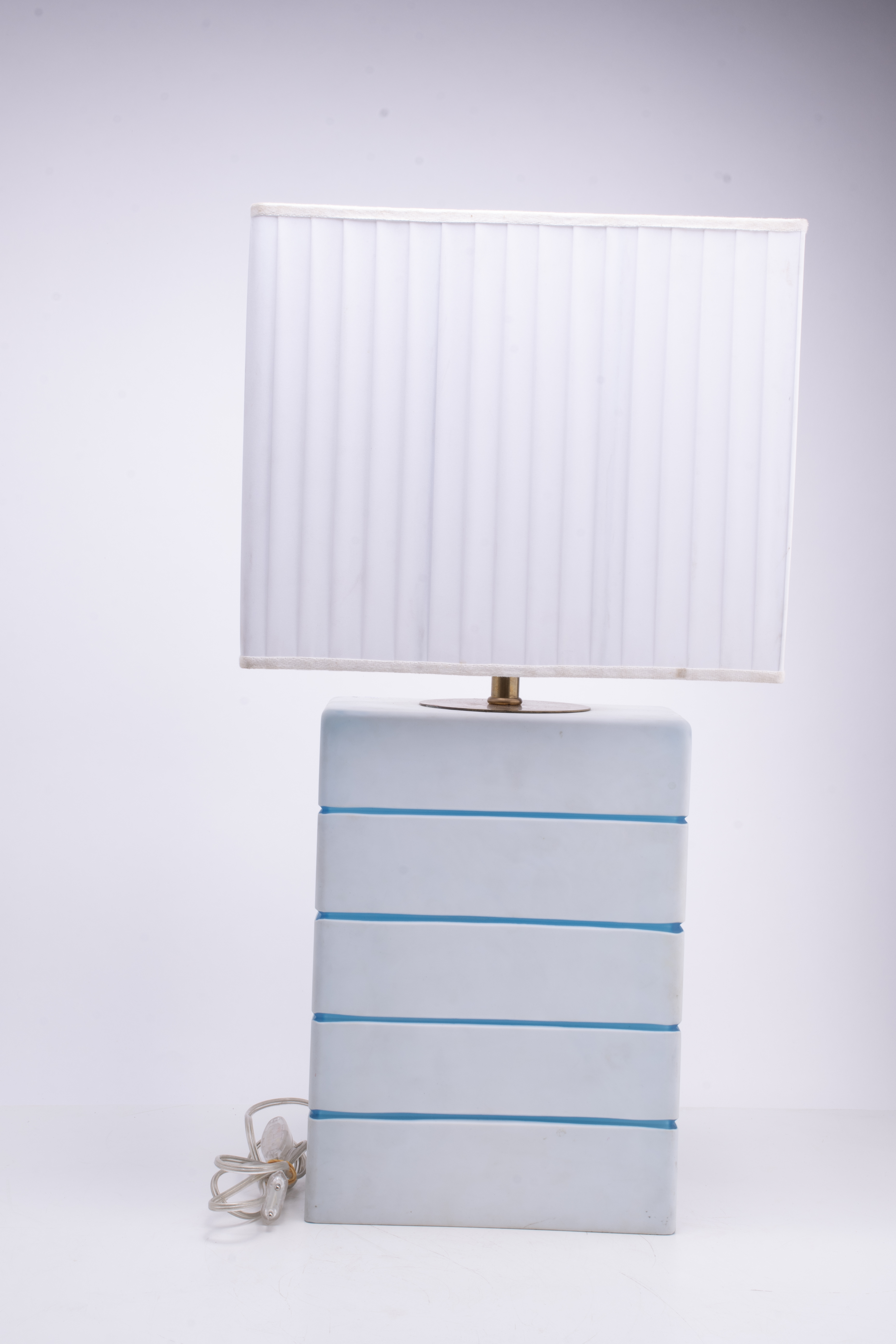 Murano glass table lamp, 20th century.