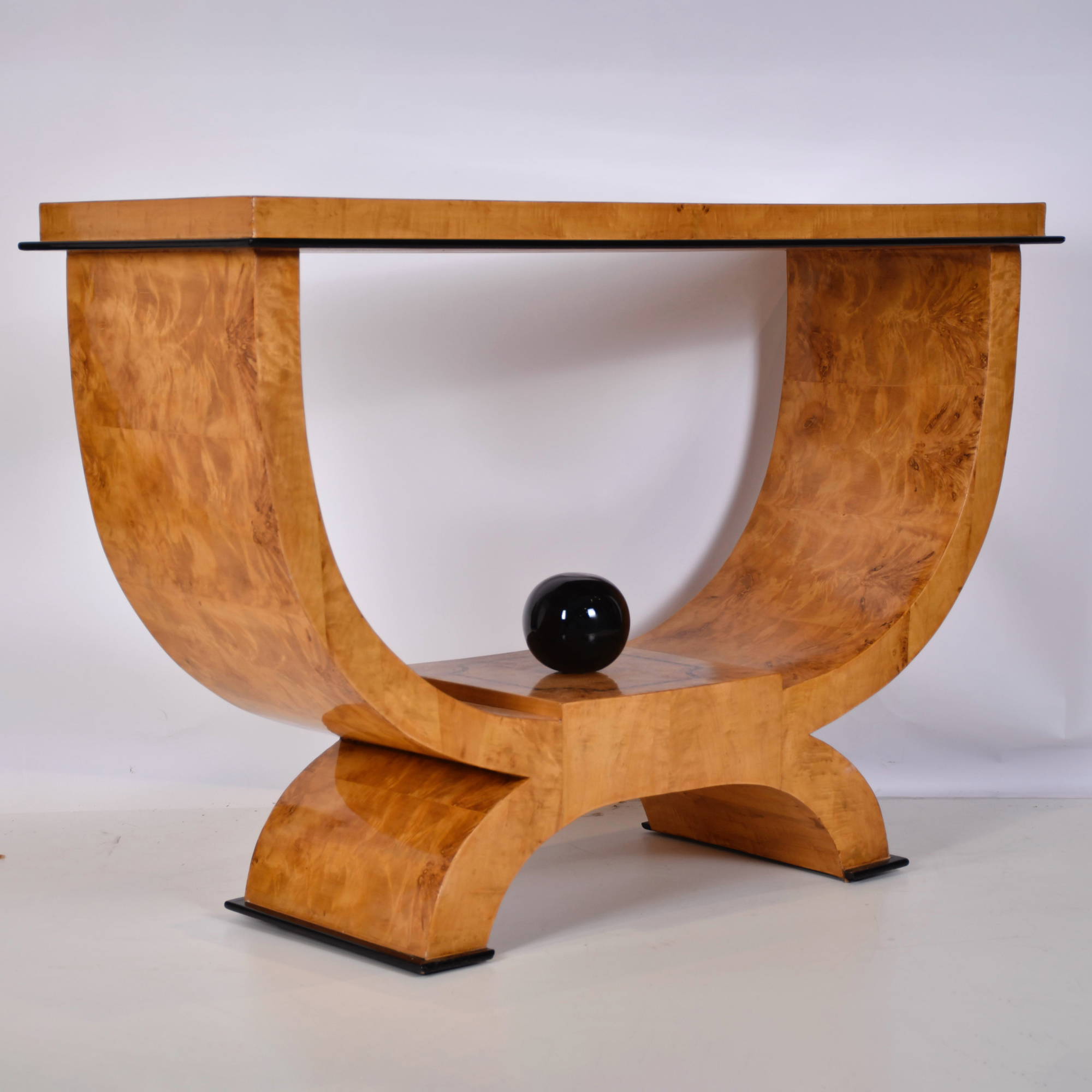Art Deco console table, second half of the 20th century.