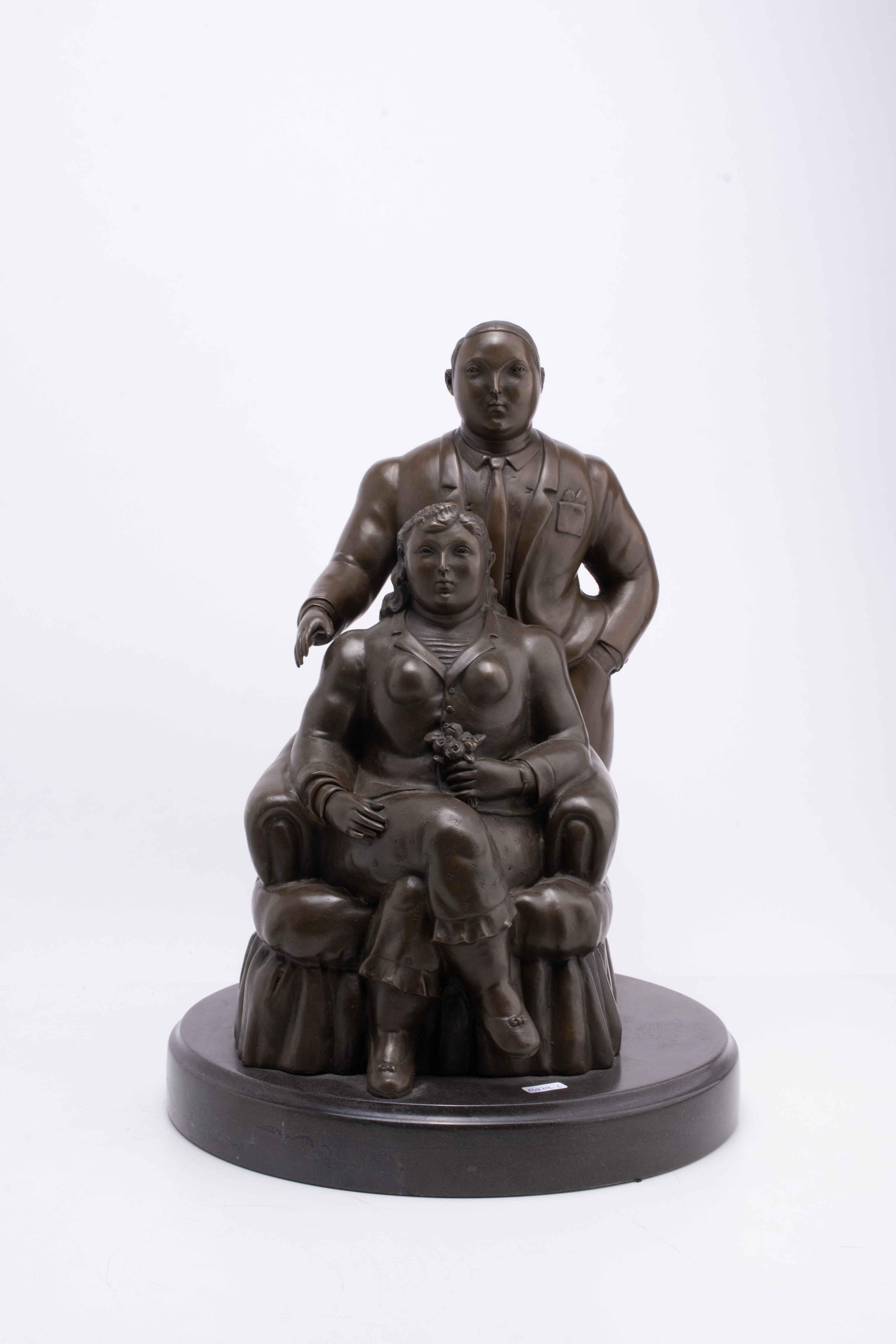 AFTER MODELS BY FERNANDO BOTERO (1932 - 2023).  &#39;Couple&#39;.
