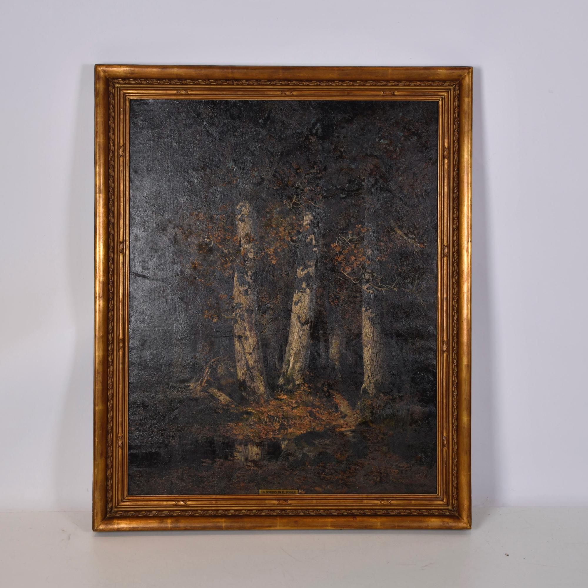 PROBABLY FRENCH SCHOOL, 19TH-20TH CENTURY. ‘Path in the for