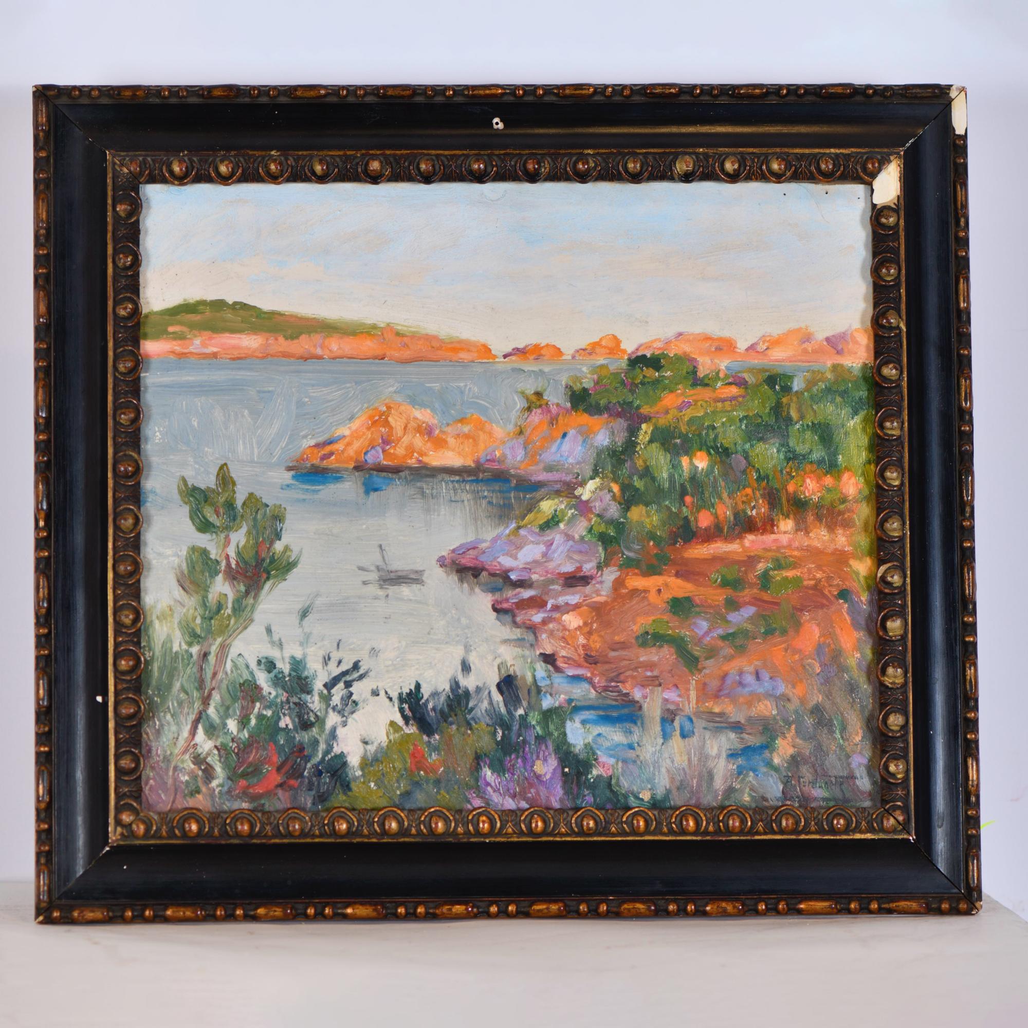 ALEXANDRE CARDUNETS CAZORLA (1871-1944).  &#39;Cala Paguera&#39;.
