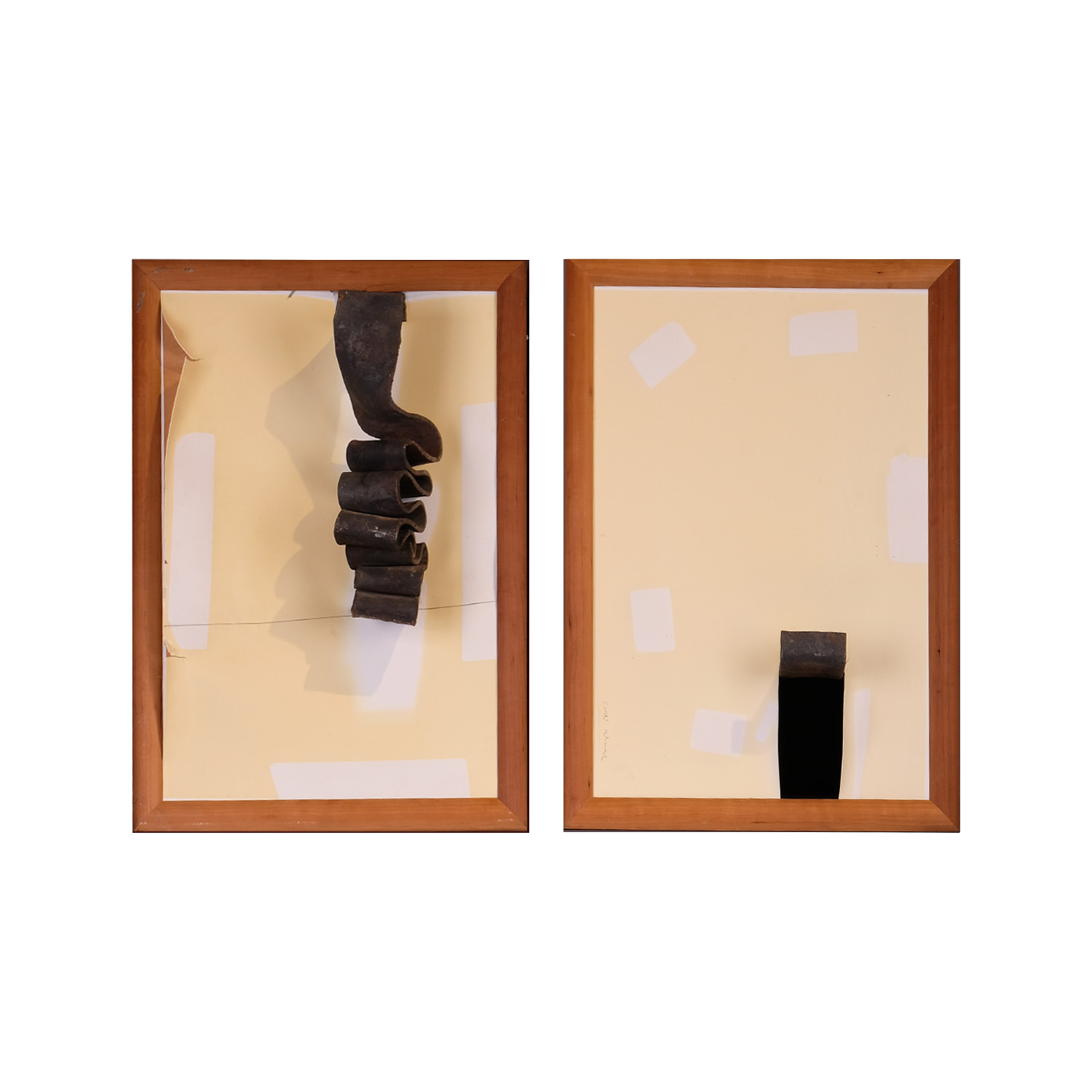 JORDI ALCARAZ (1963).  ‘Calligraphy’, January 2000. Diptych.