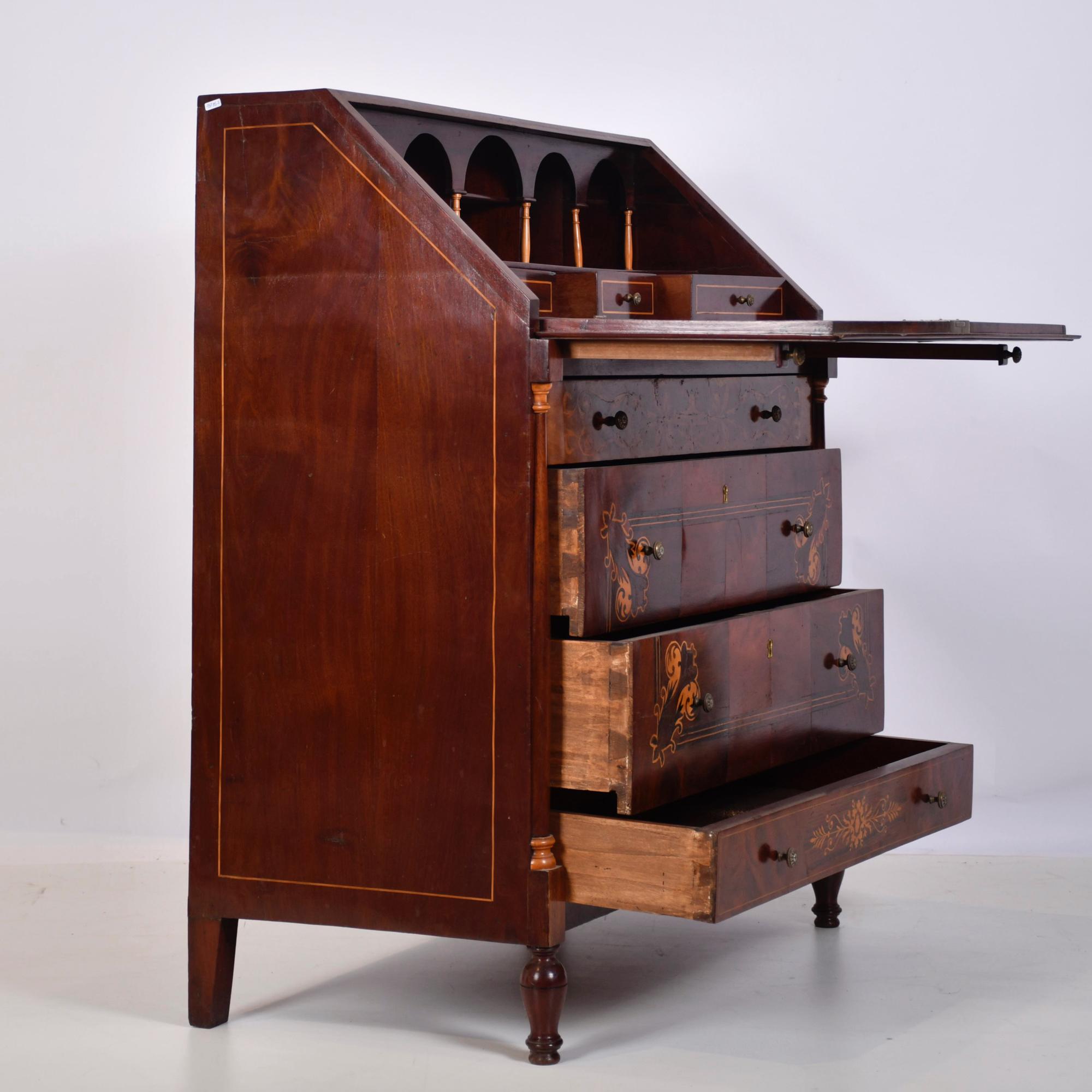 Mary Christine Regency bureau, 19th century.