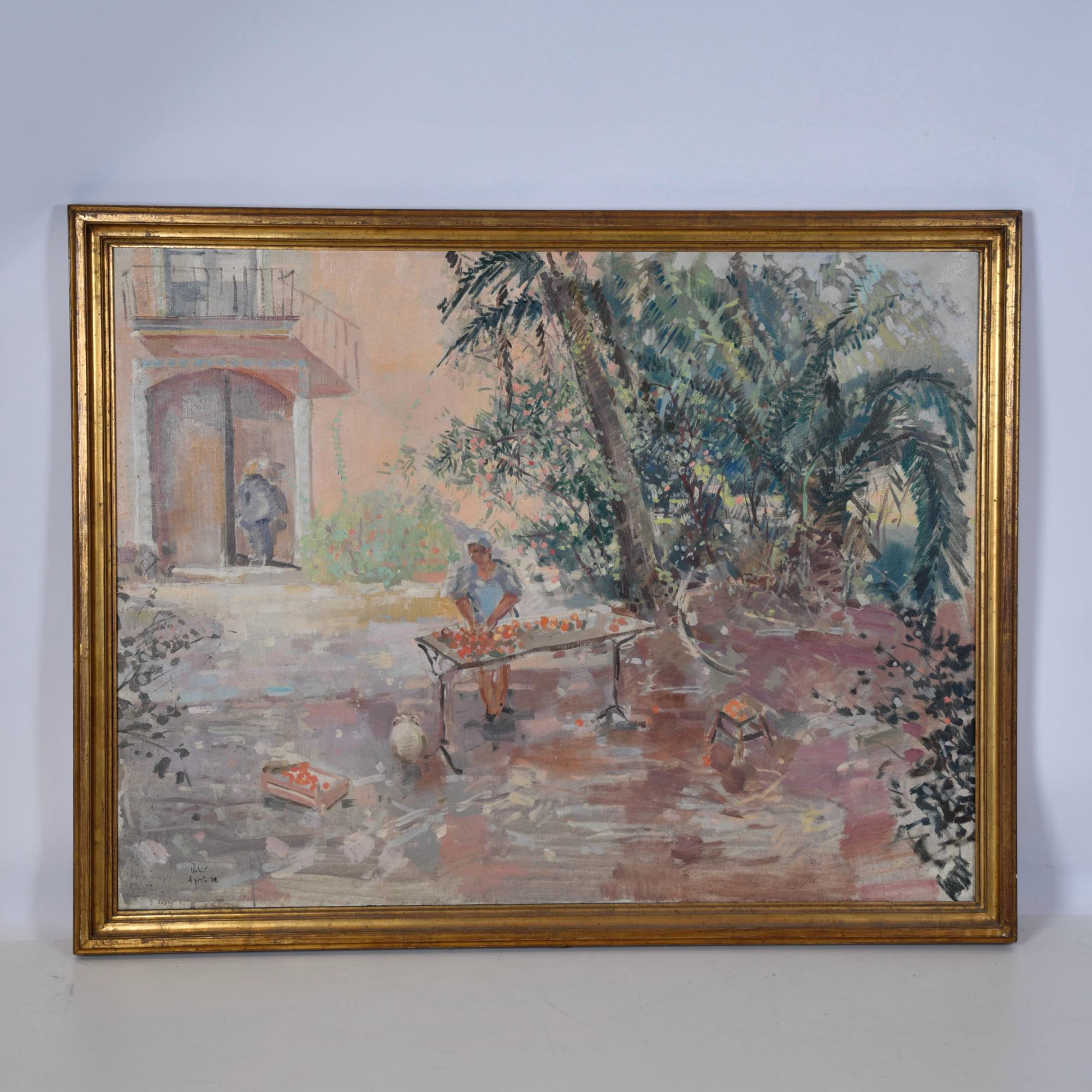 Mª DOLORS RUBIÓ (1953). &#39;Sta. Bárbara&#39;, August 1978. Sitges.