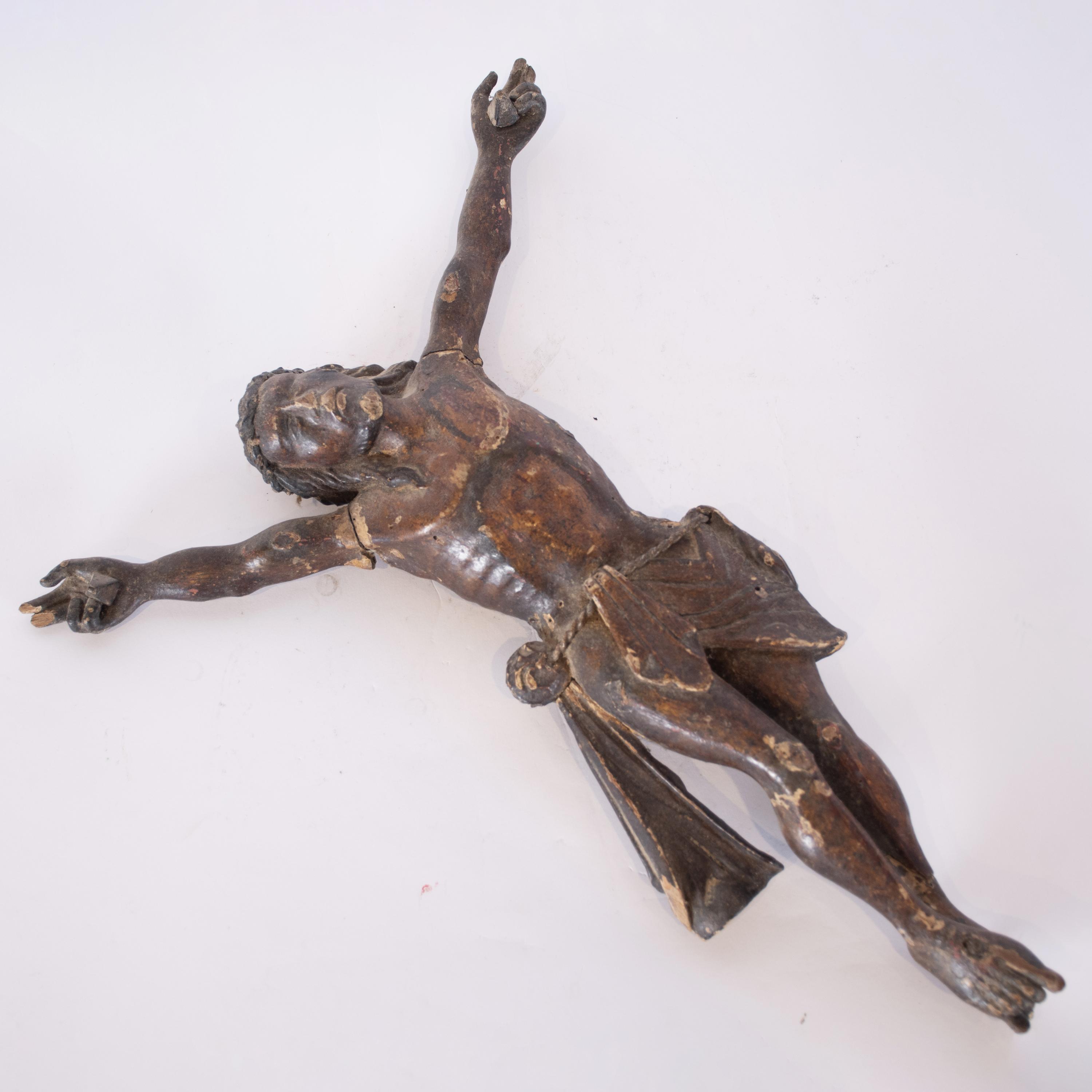 18TH CENTURY, SPANISH SCHOOL. Crucifix.