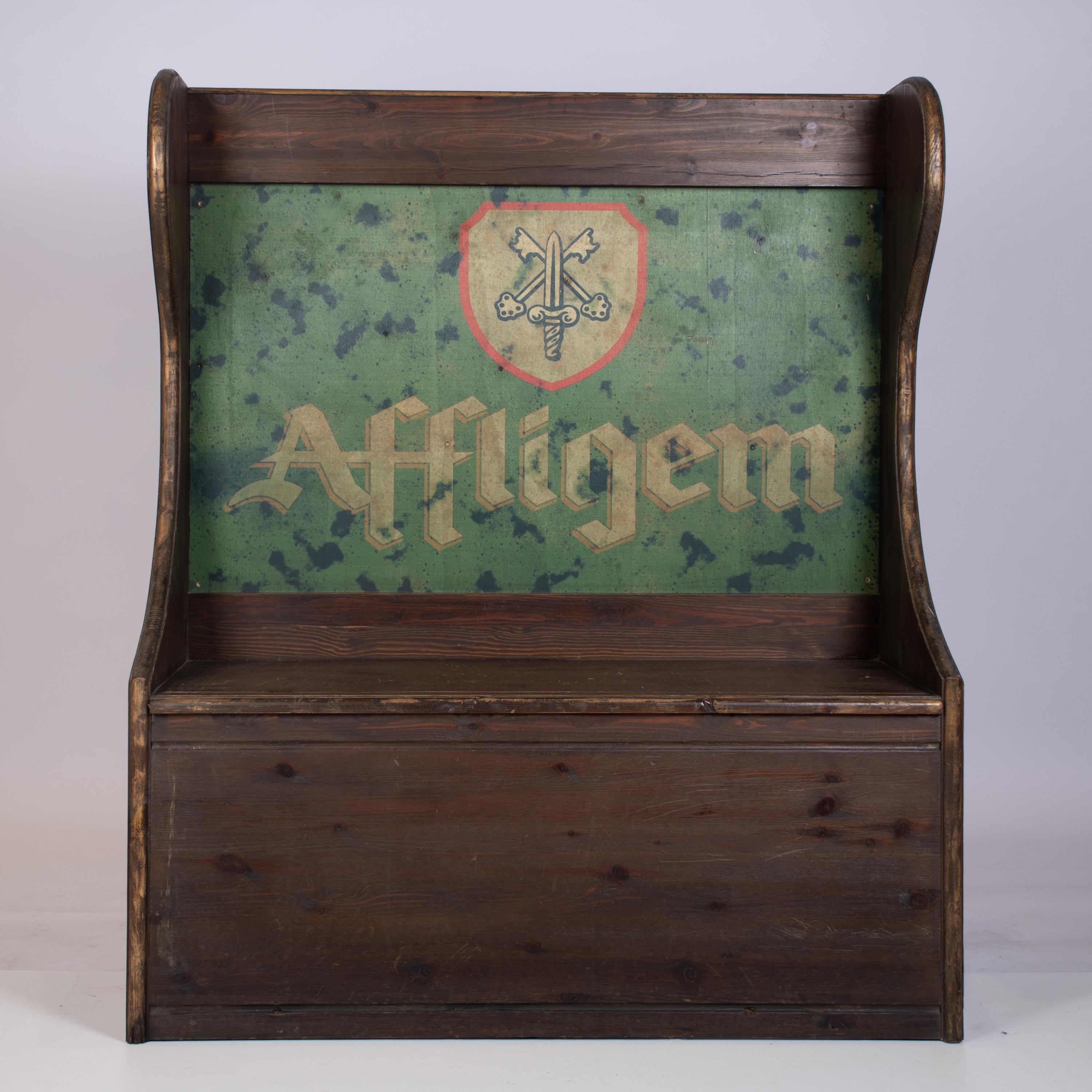German pub bench, second half of the 20th century.