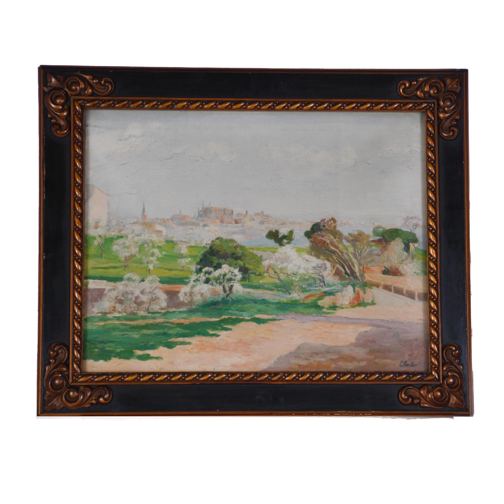 JOAN FUSTER BONNIN (1870-1945). &#39;View of Mallorca&#39;.