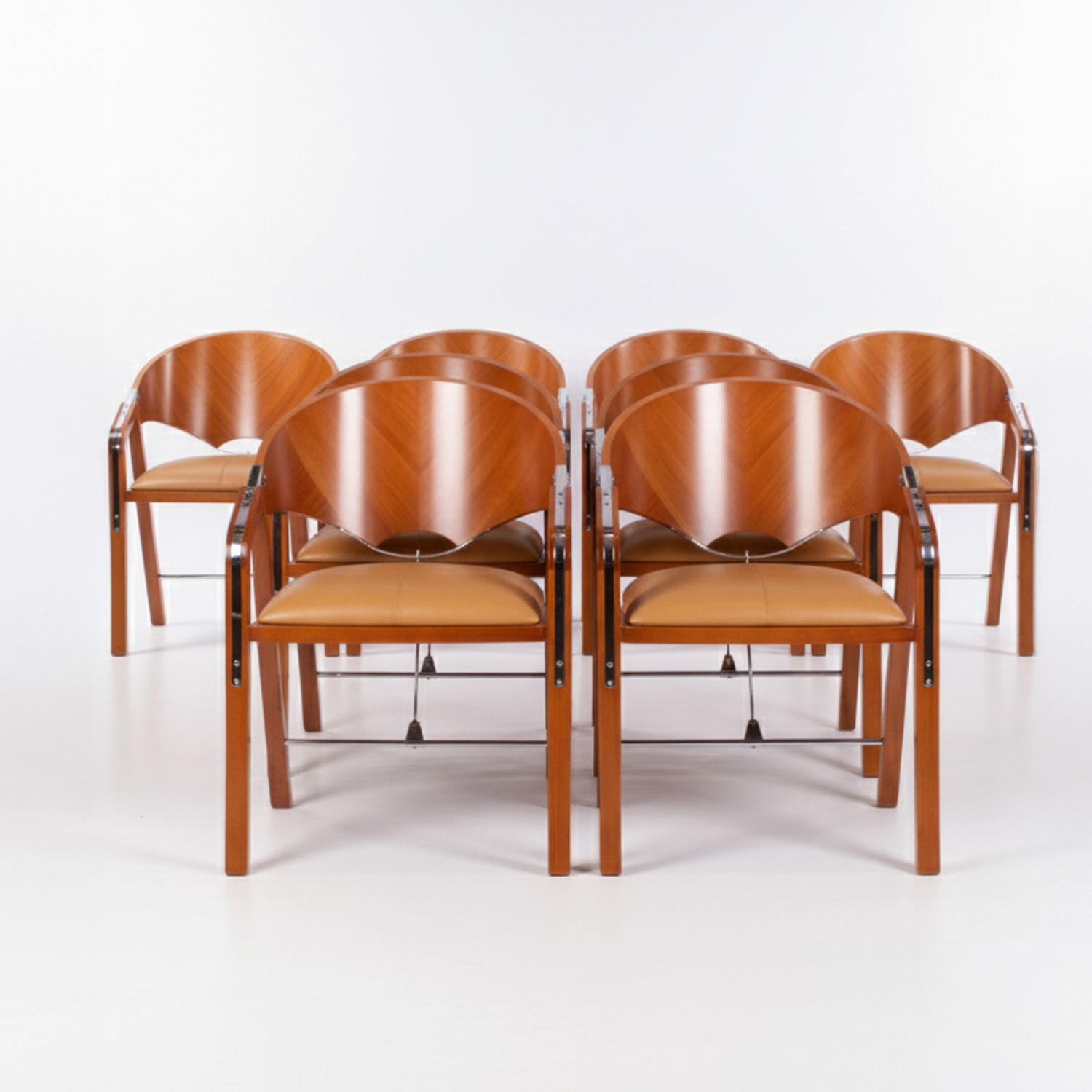 JAUME TRESSERRA (BARCELONA, 1943) Set of 8 &#39;Spinnacker&#39; cha