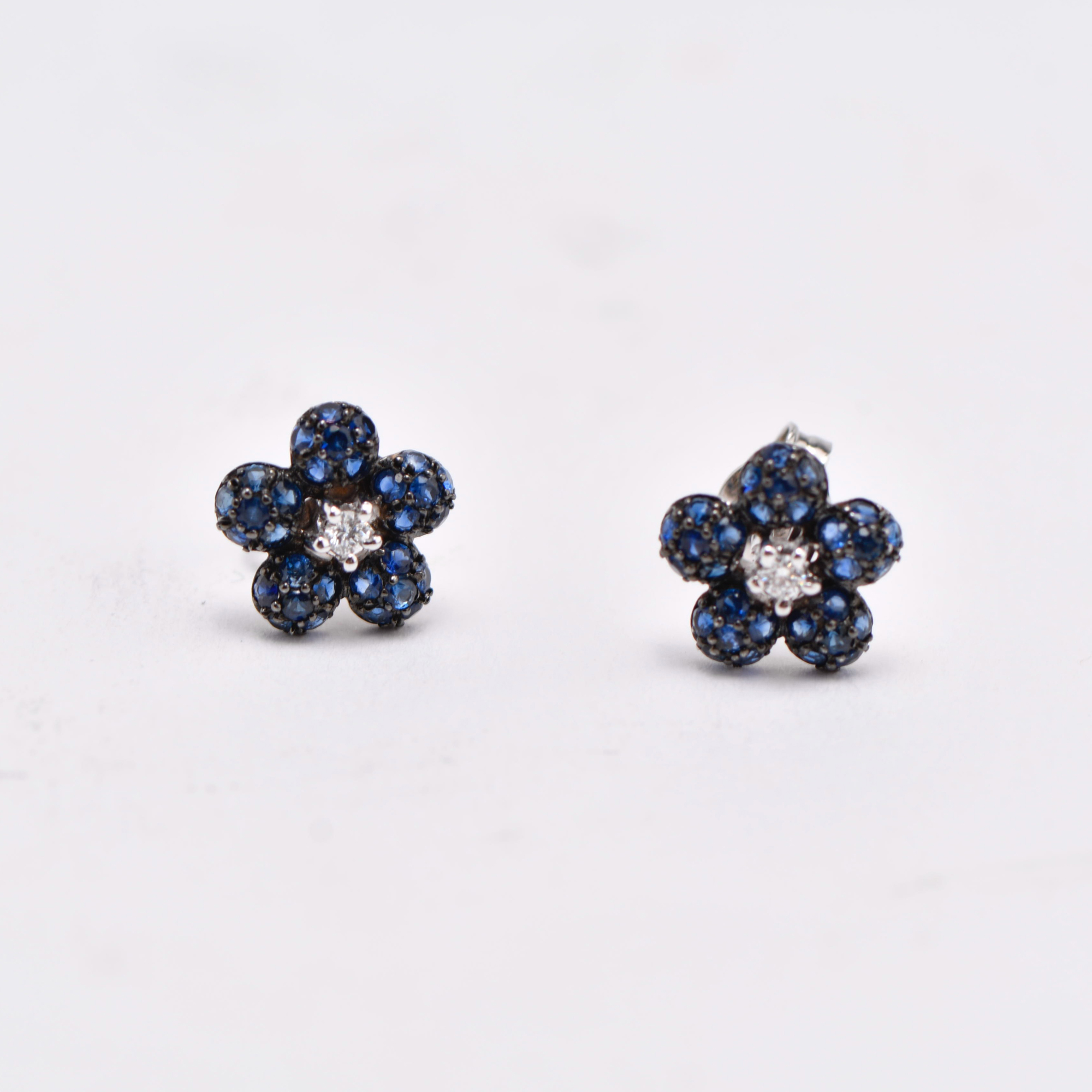 Floral earrings