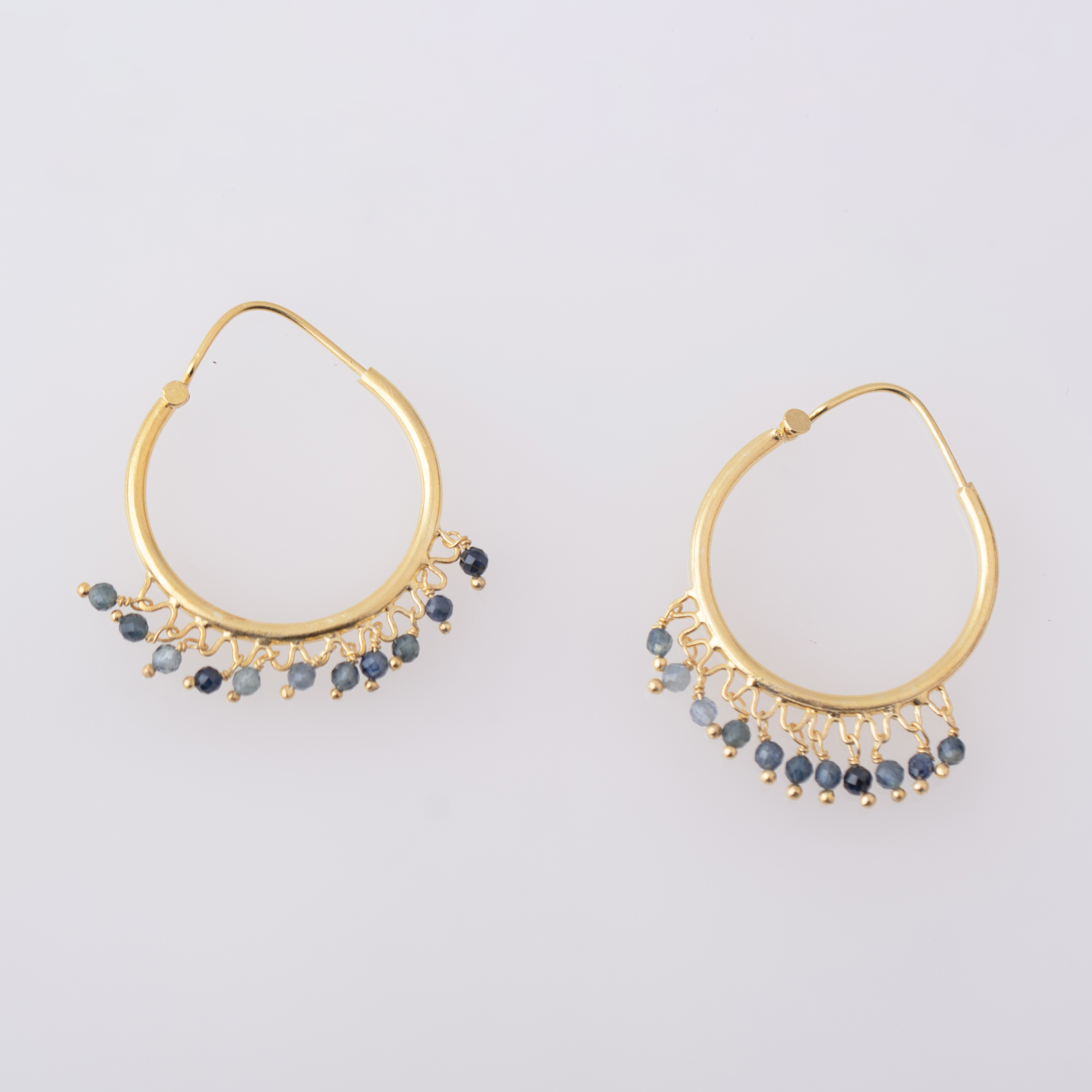 Hoop earrings.