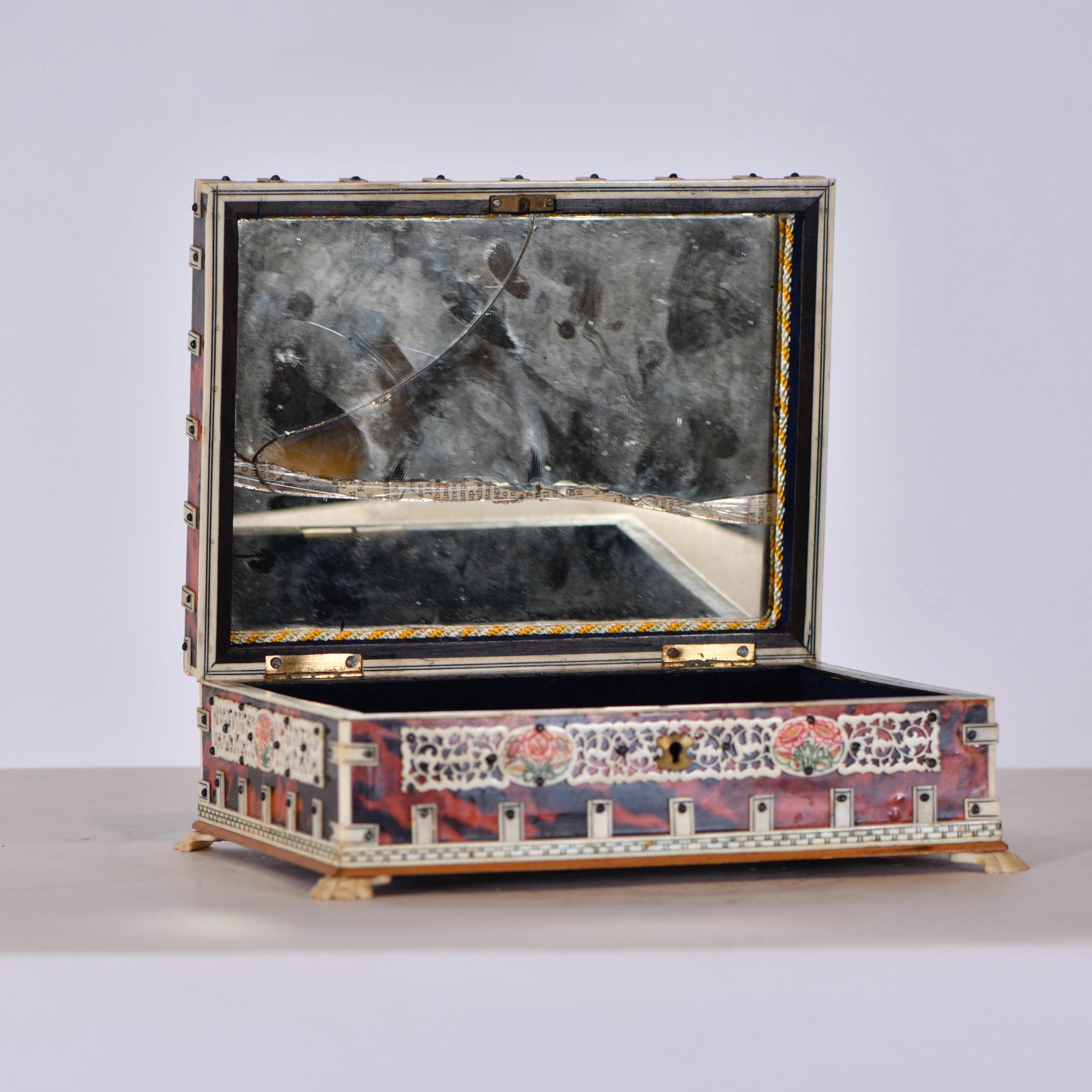 English-Indian tea box, circa 1900.